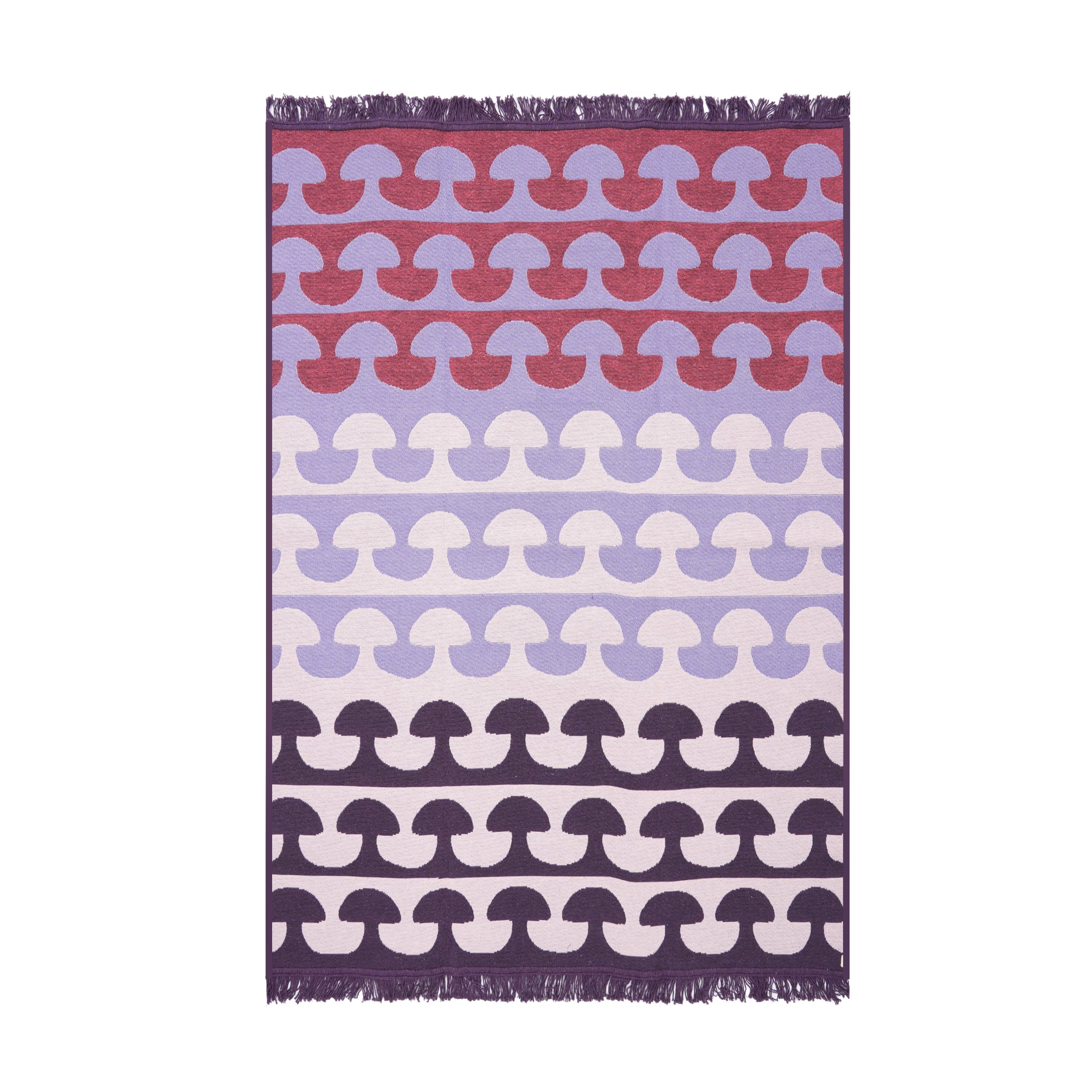 Studio Potato Mushroom Pink Çift Taraflı Kilim