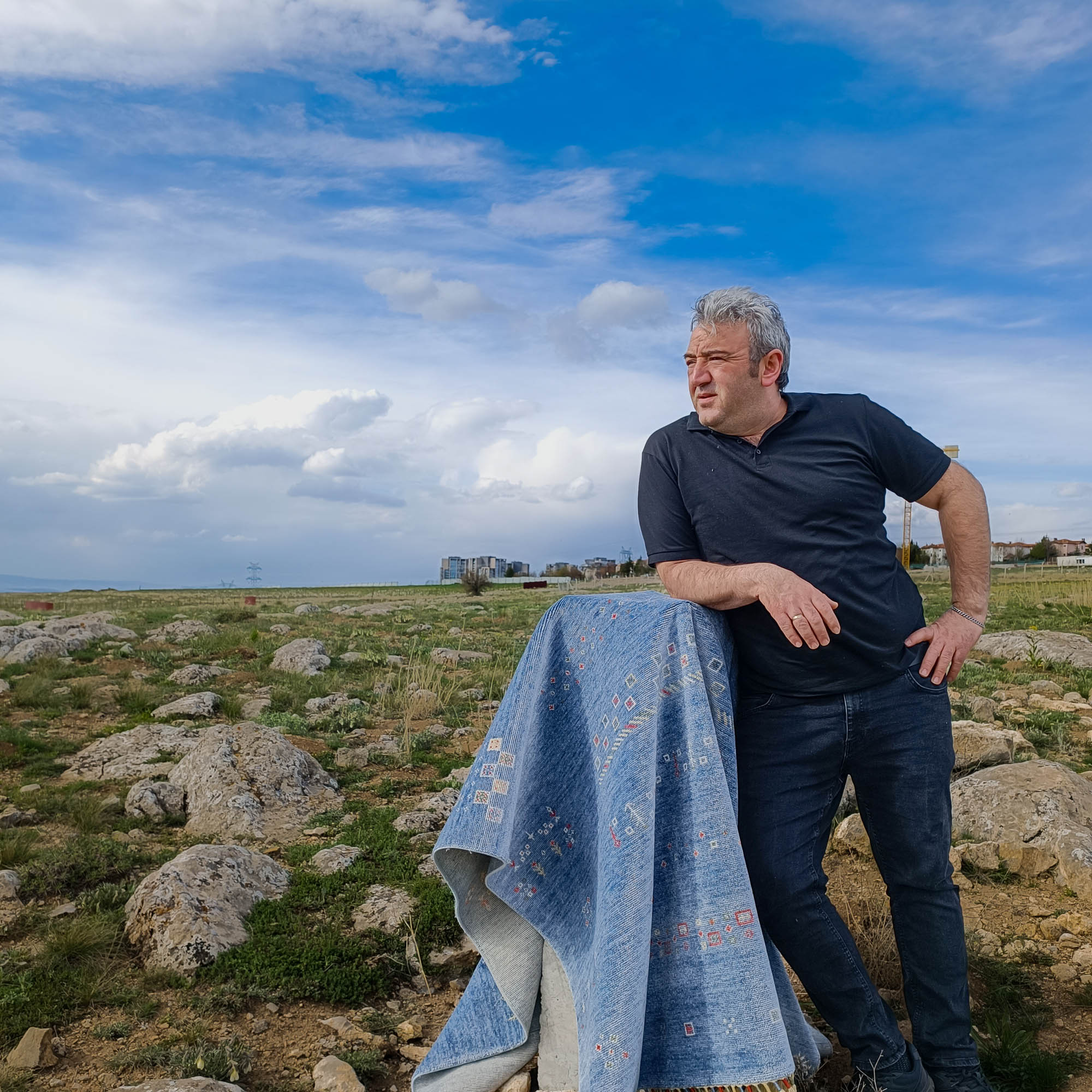 Zara Geometric Design Machine Woven Carpet