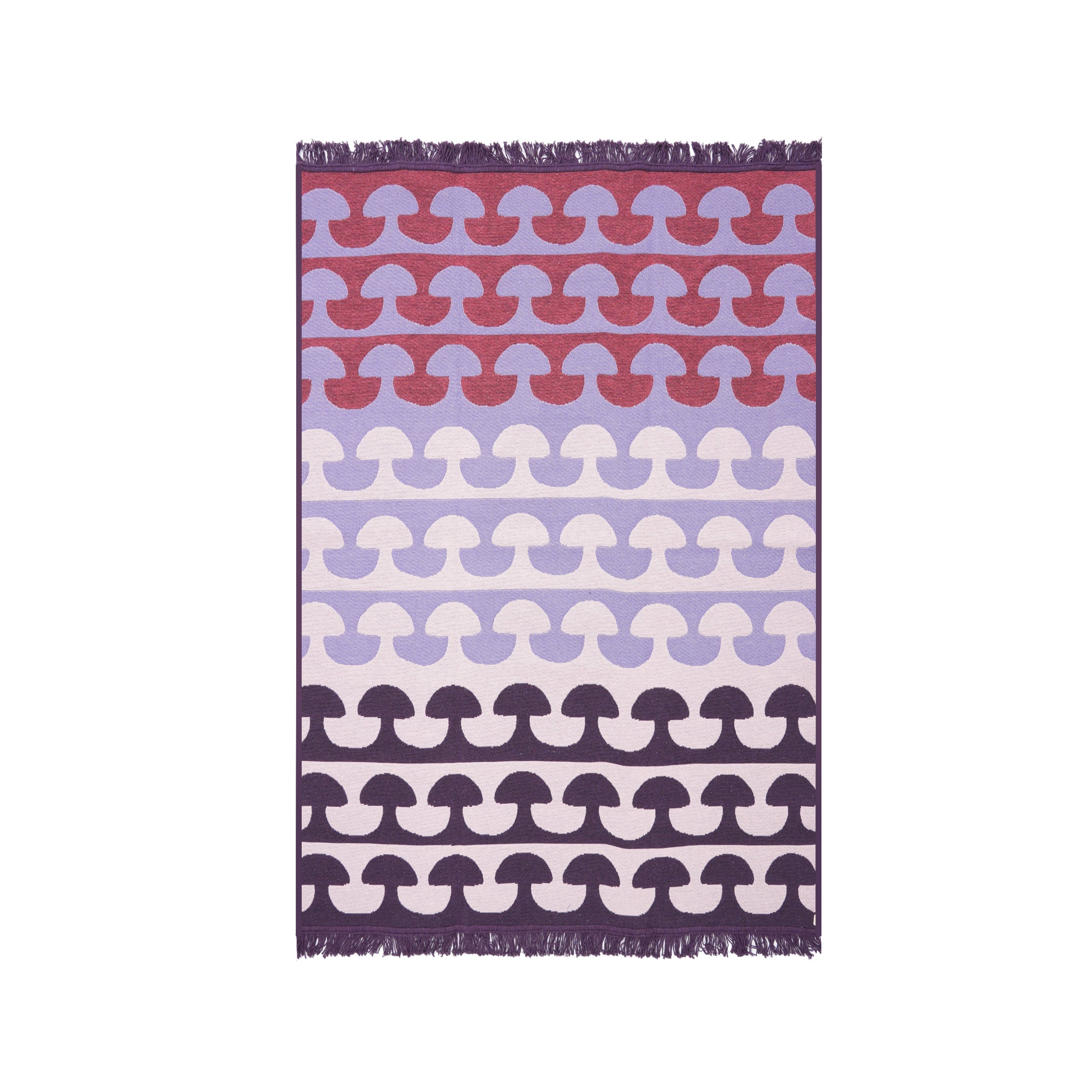 Studio Potato Mushroom Pink Çift Taraflı Kilim