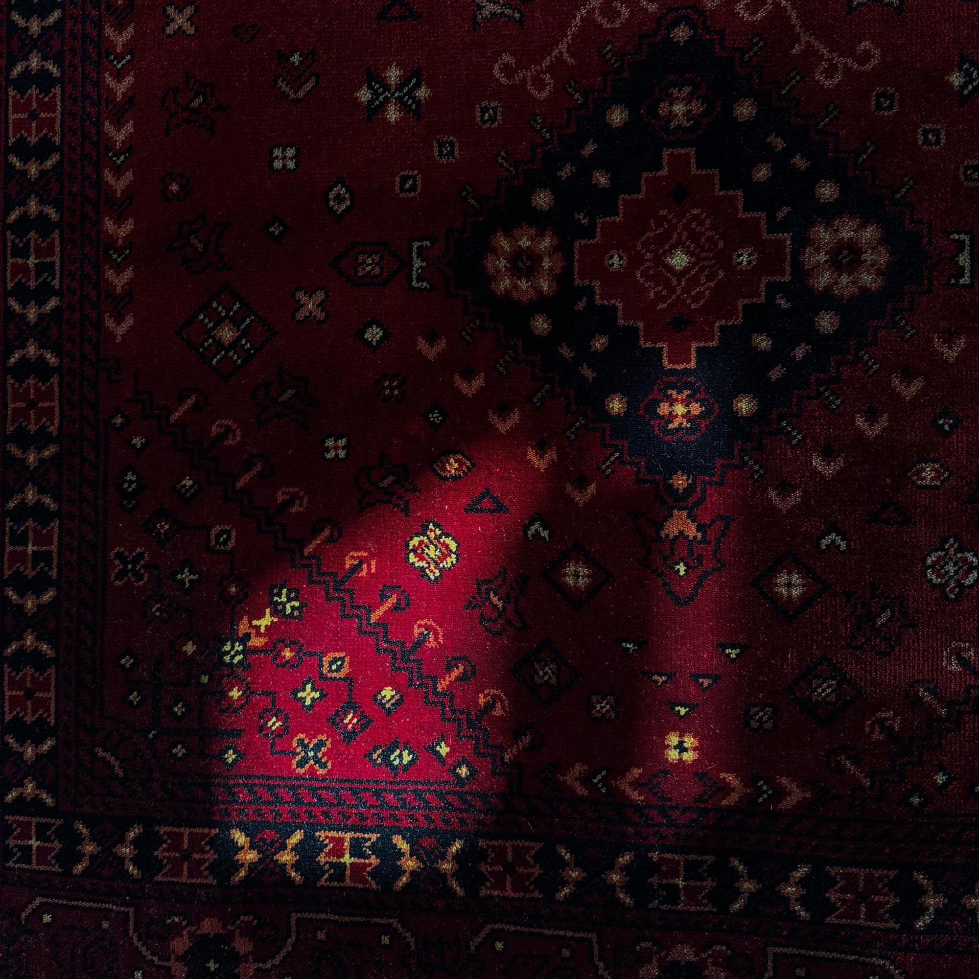 Nostalgia Afghan Design Machine Woven Carpet