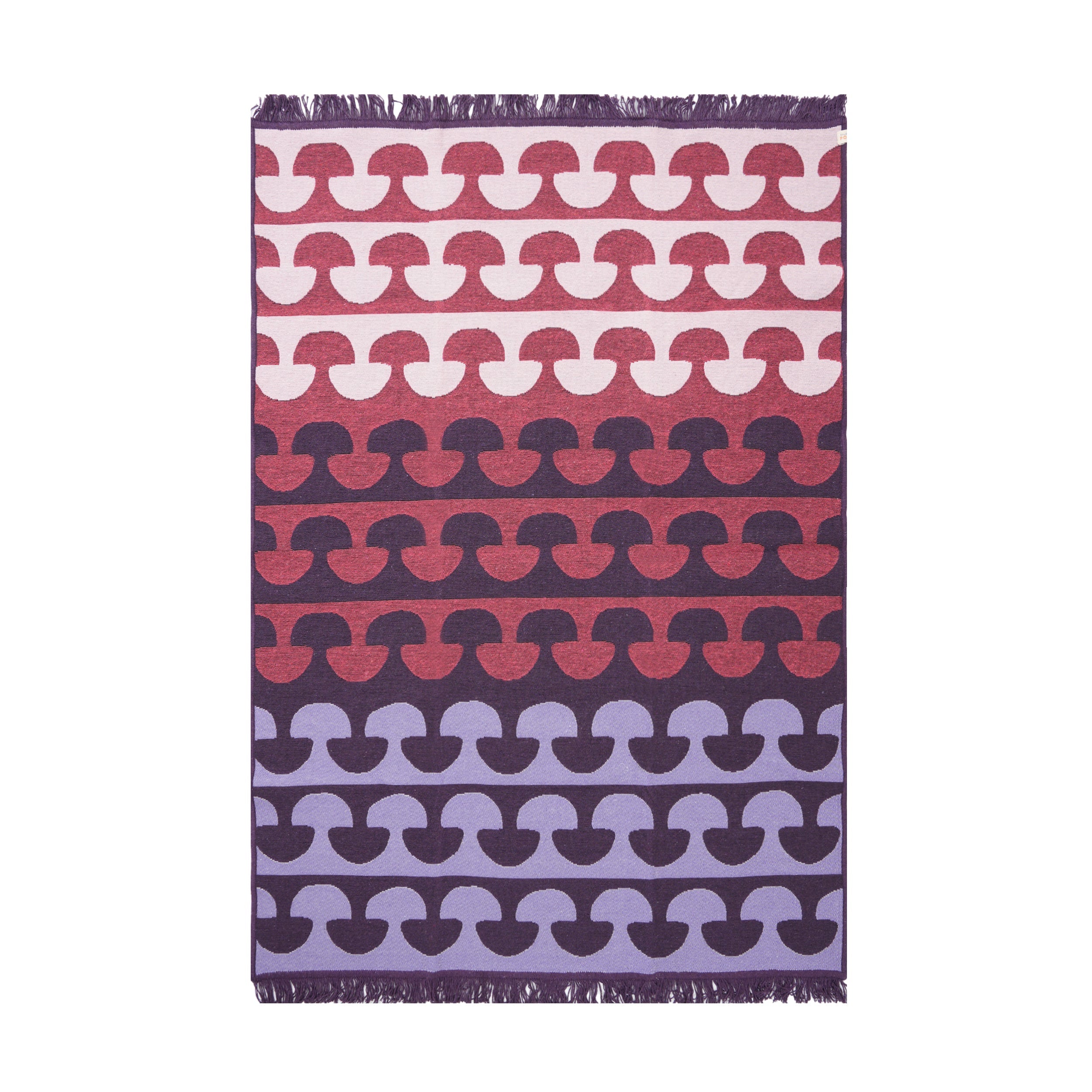 Studio Potato Mushroom Pink Çift Taraflı Kilim