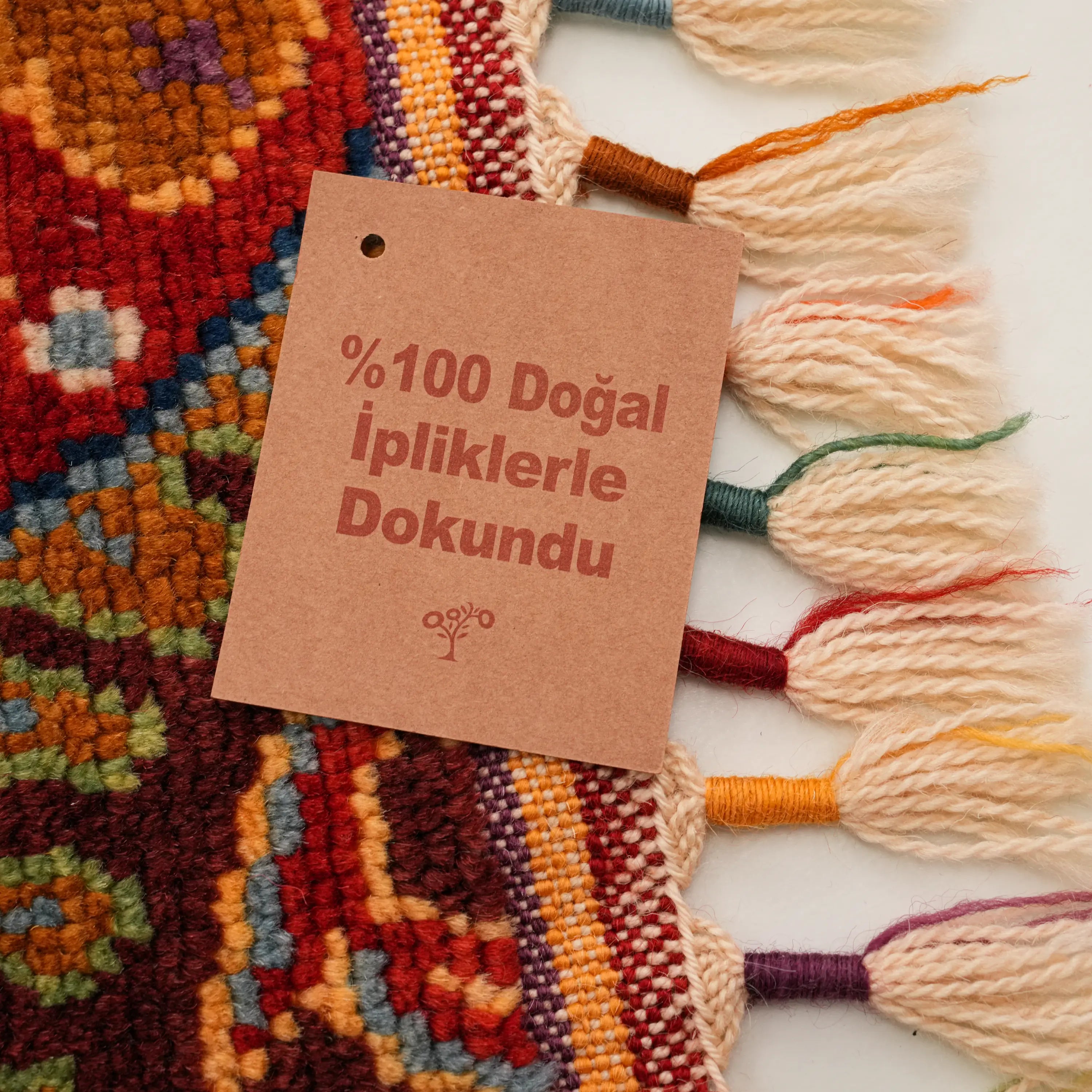 Anadolu Şal Serisi El Dokuma Patchwork Desenli Rengarenk Yün Halı