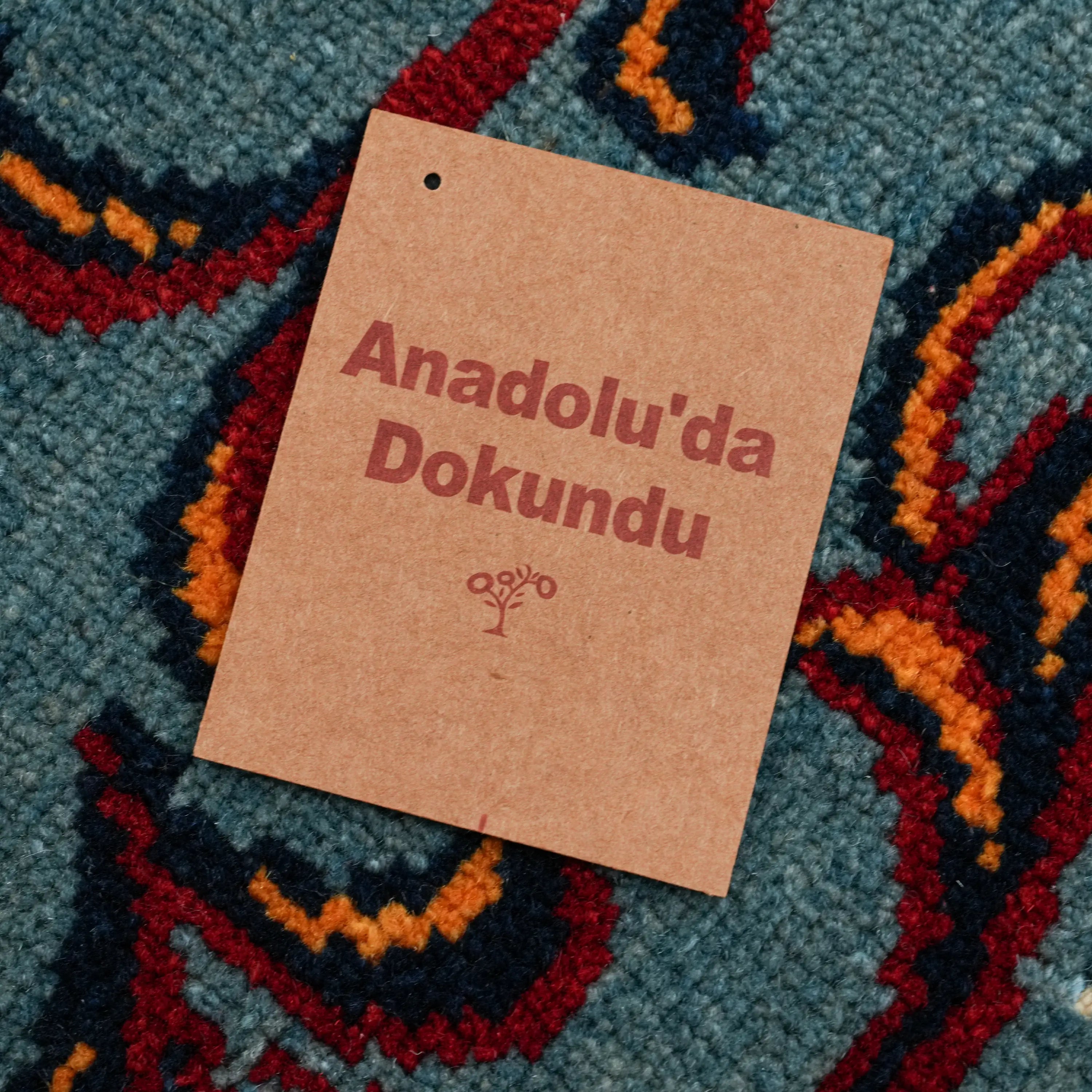 Anadolu Şal Serisi El Dokuma Patchwork Desenli Rengarenk Yün Rug