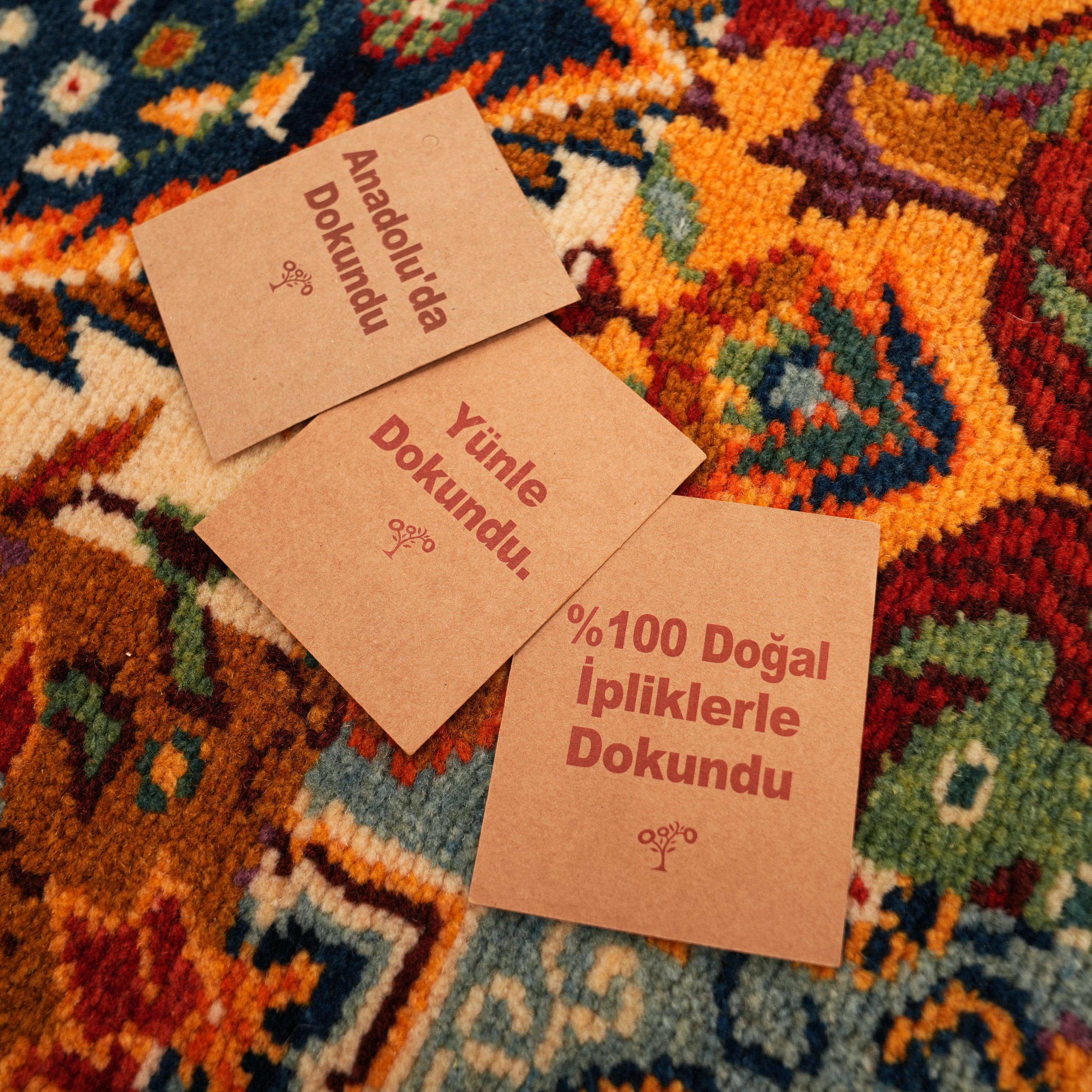 Anatolian Shawl Series Handwoven Patchwork Pattern Wool Rug