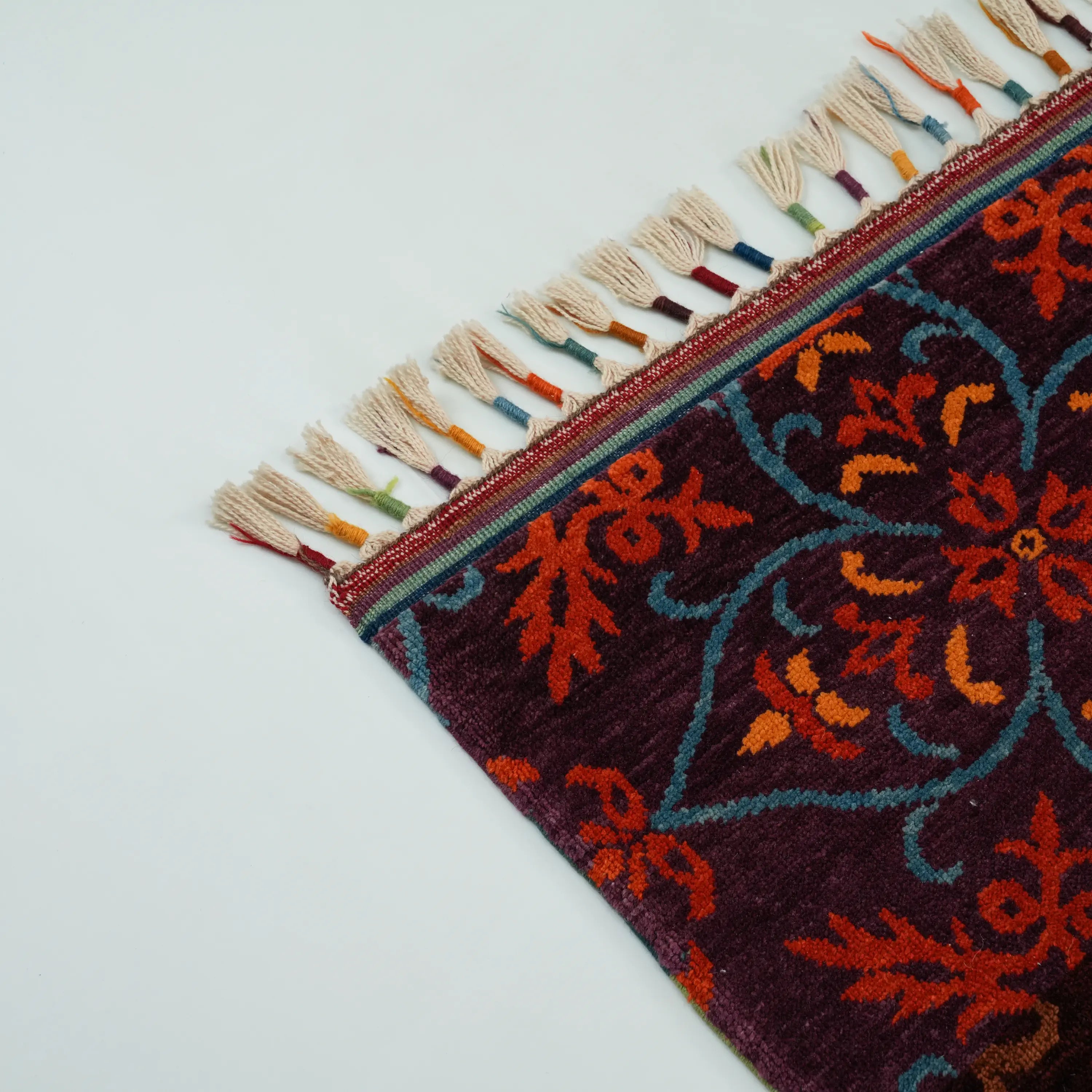 Anadolu Şal Series Handwoven Patchwork Patterned Wool Rug