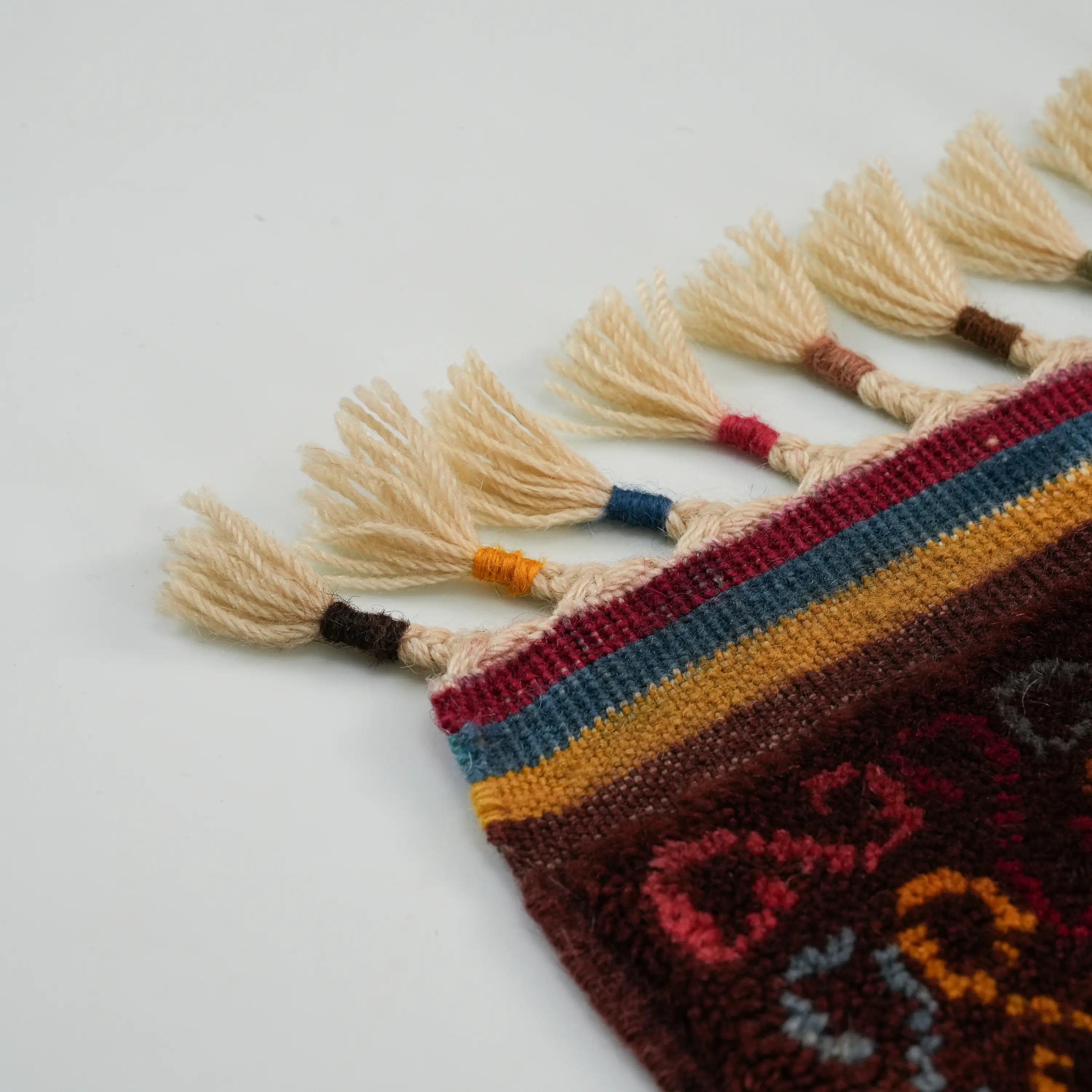 Anadolu Şal Serisi El Dokuma Rengarenk Yün Halı