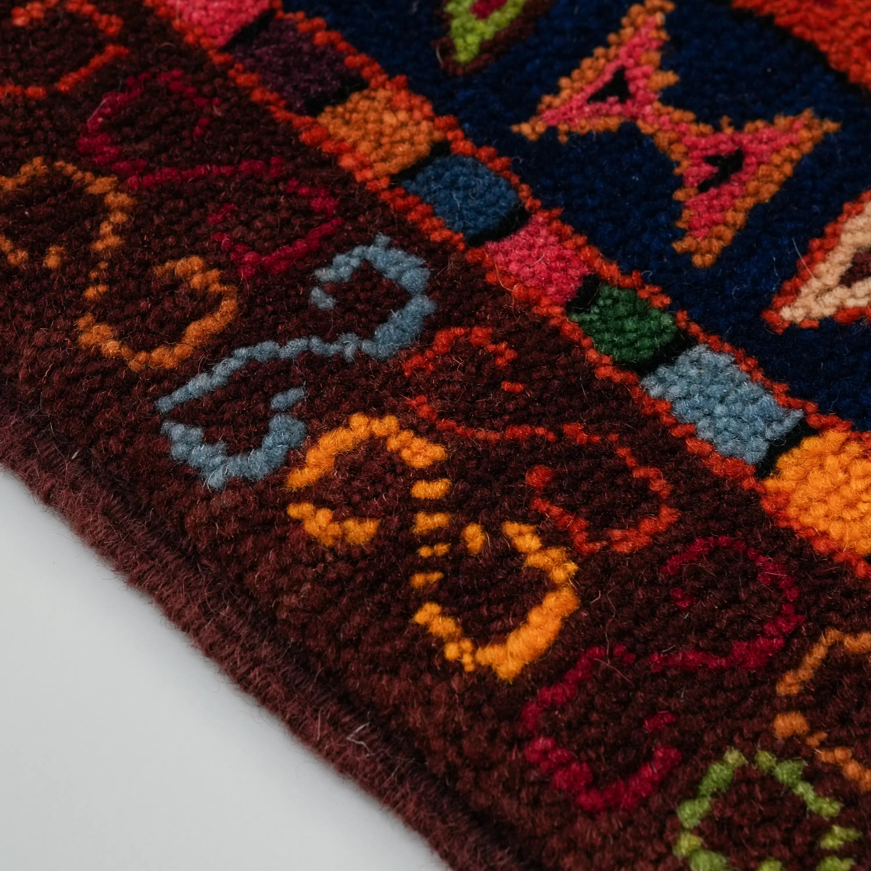 Anadolu Şal Serisi El Dokuma Rengarenk Yün Halı