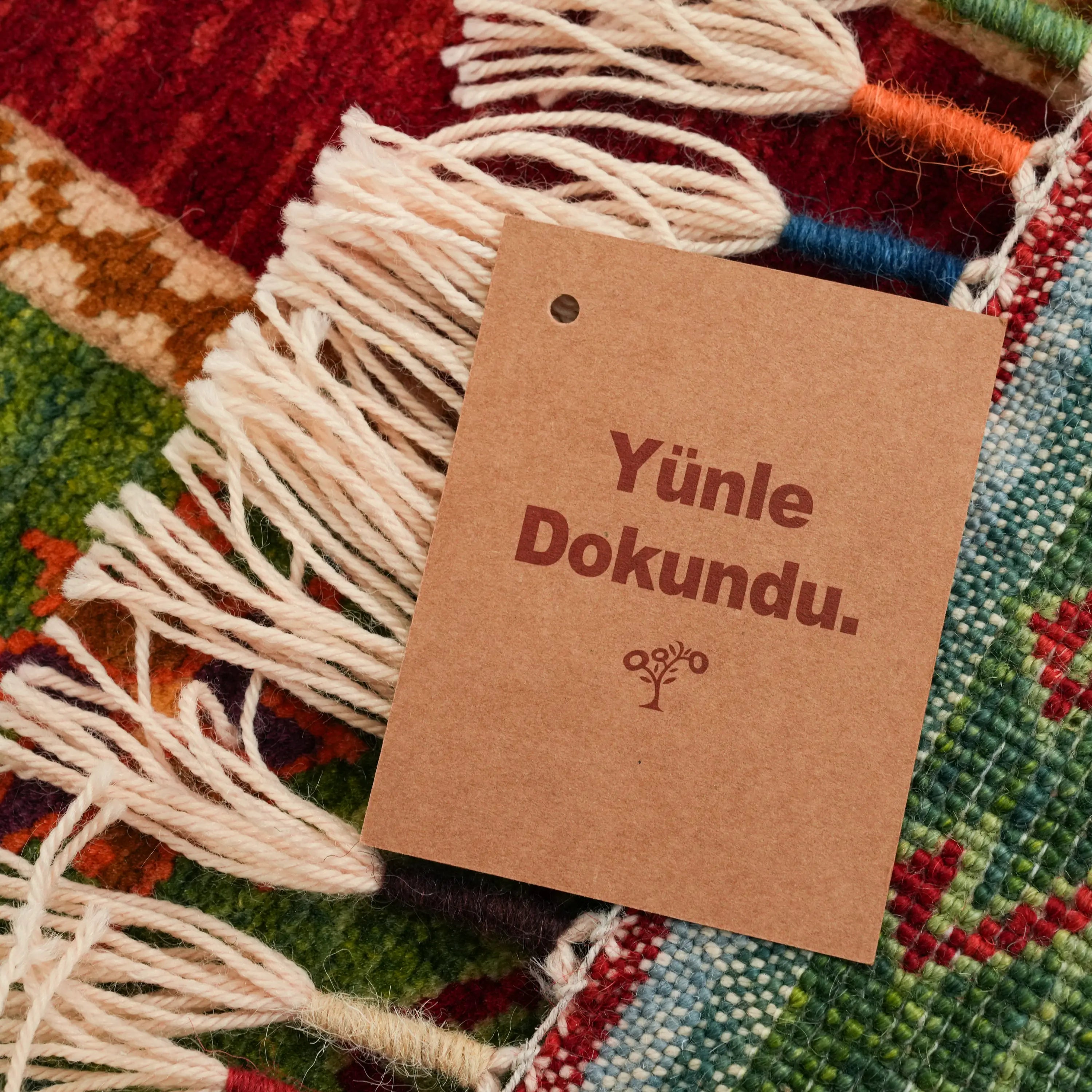 Anadolu Şal Series Handwoven Sivas Zara Patterned Wool Rug