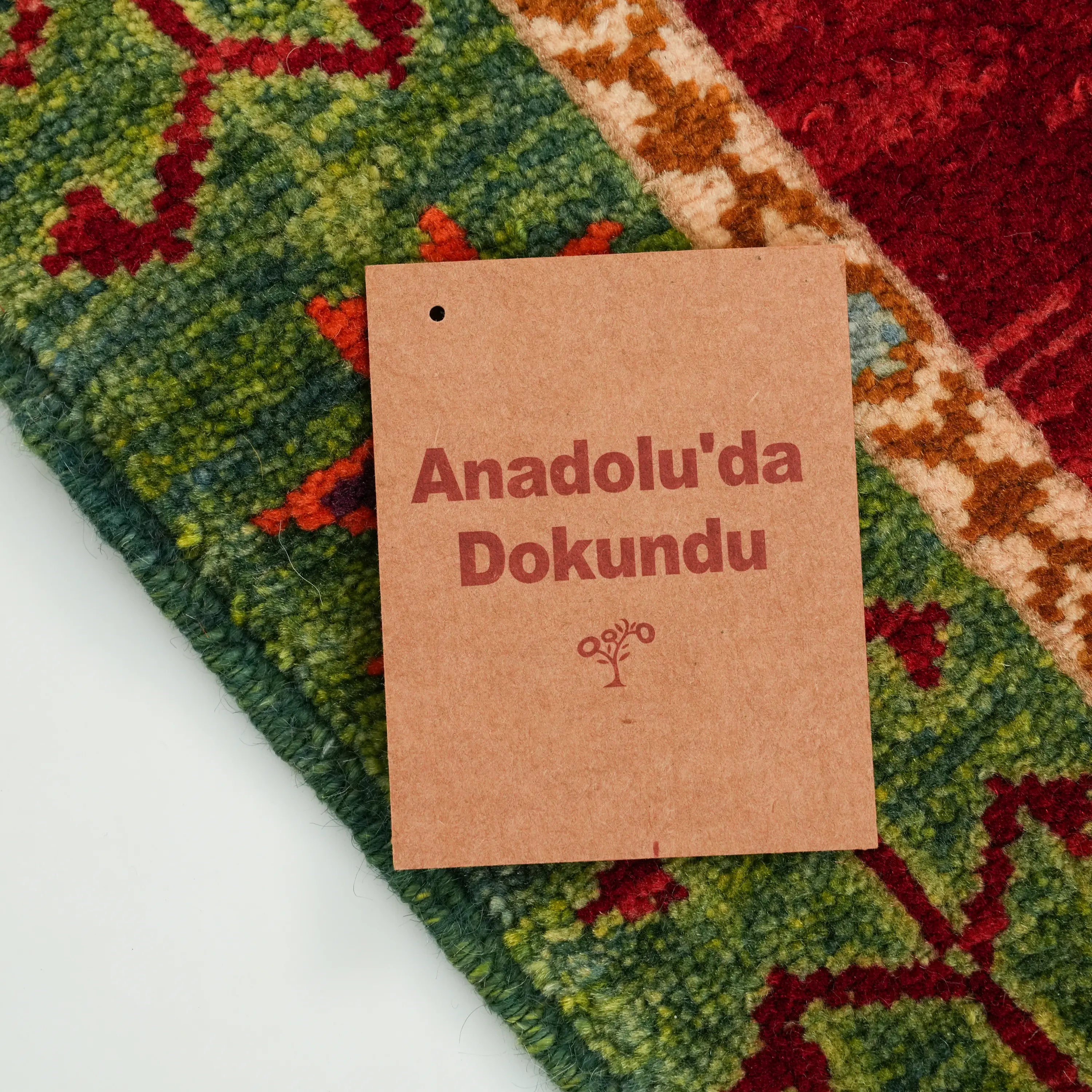 Anadolu Şal Series Handwoven Sivas Zara Patterned Wool Rug