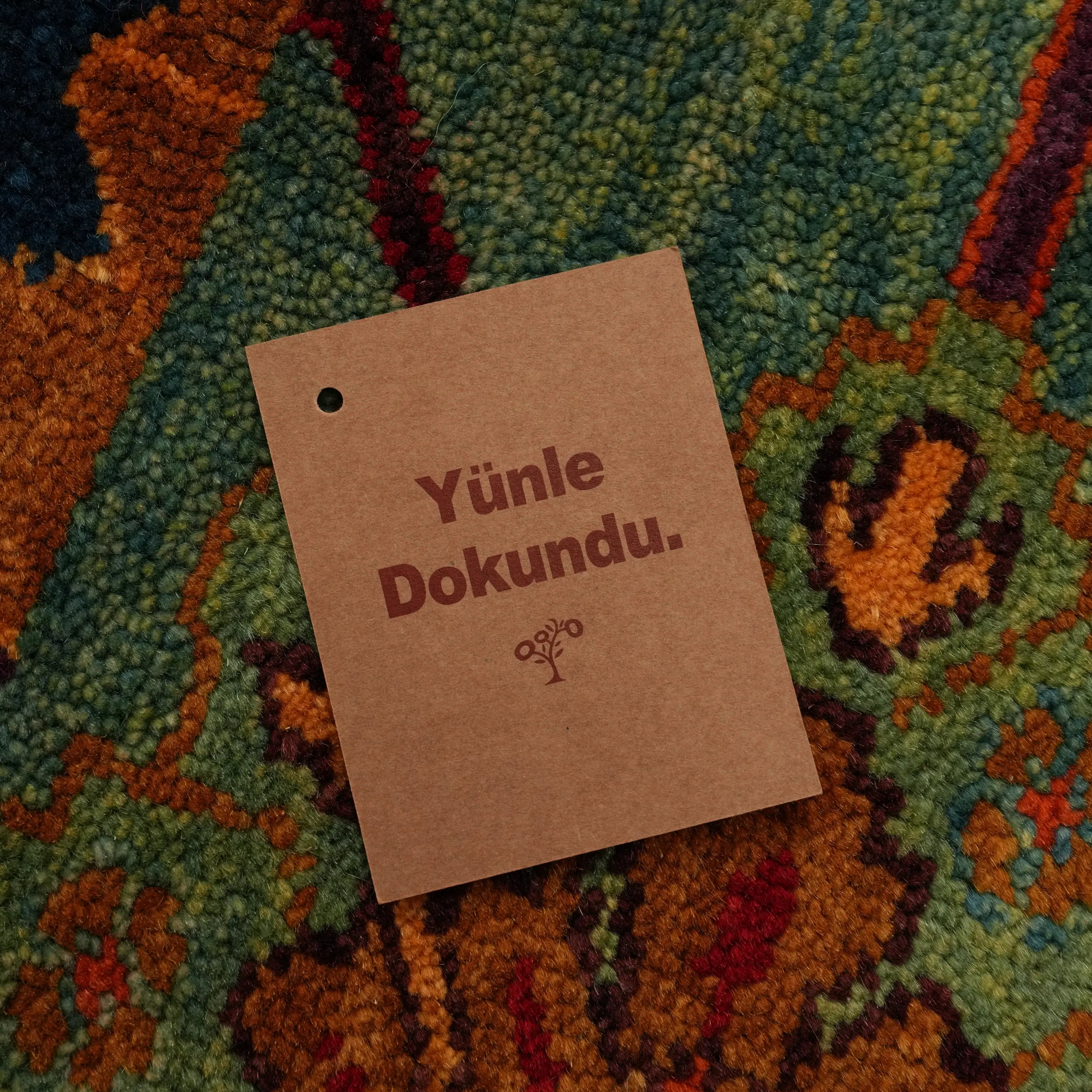 Anadolu Şal Series Handwoven Wool Patchwork Pattern Rug