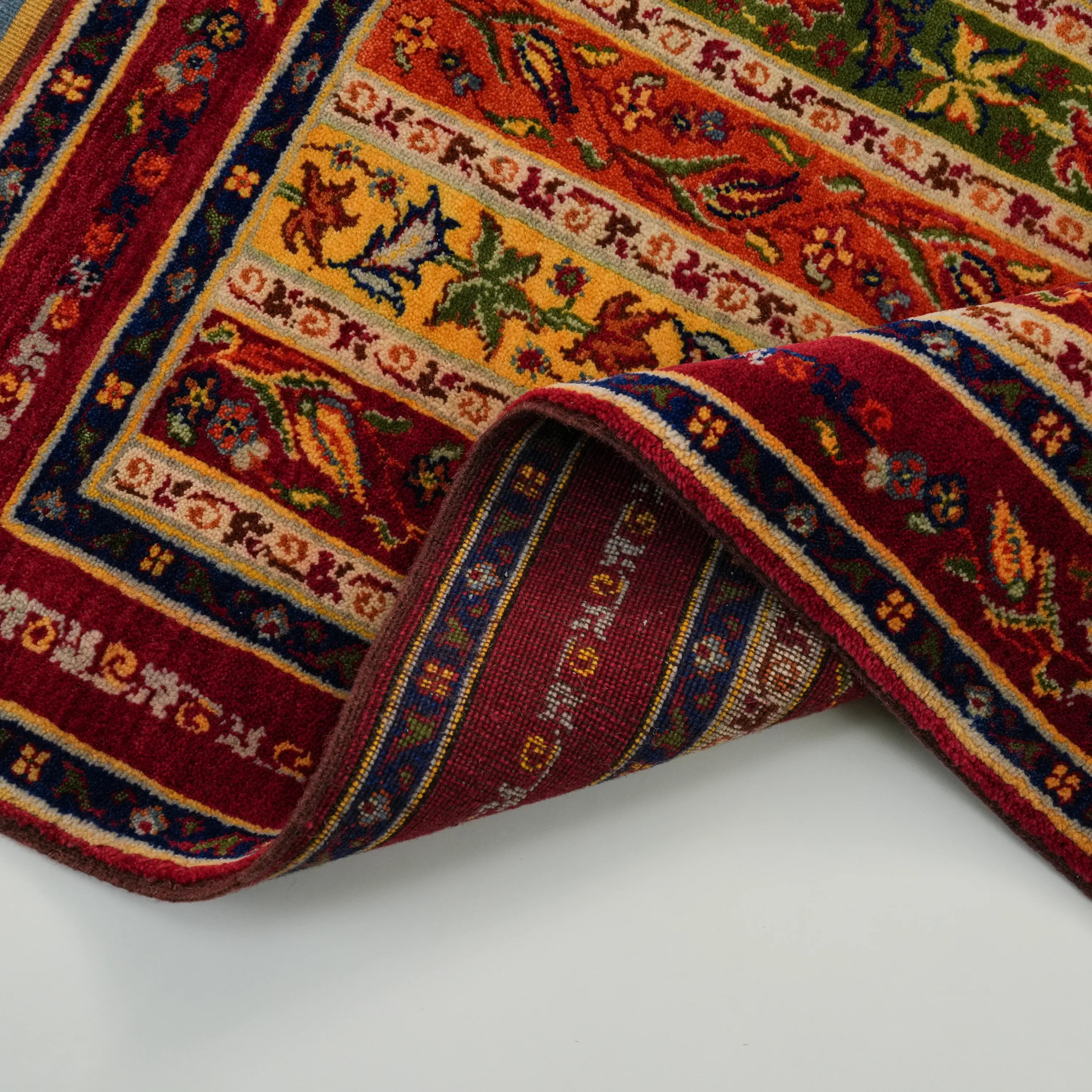 Anadolu Şal Serisi El Dokuma Yün Rengarenk Halı