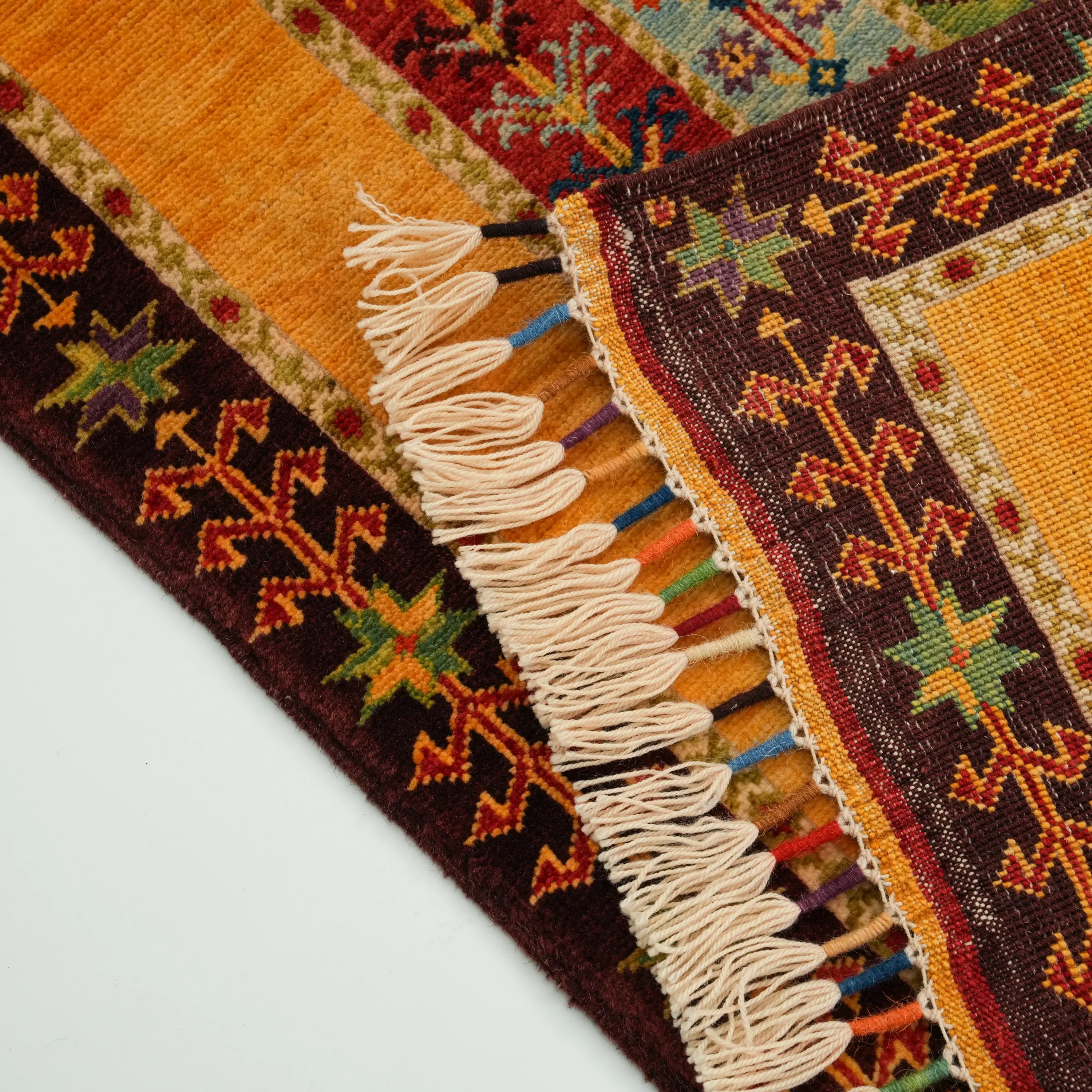 Anadolu Şal Series Handwoven Wool Sivas Zara Patterned Rug