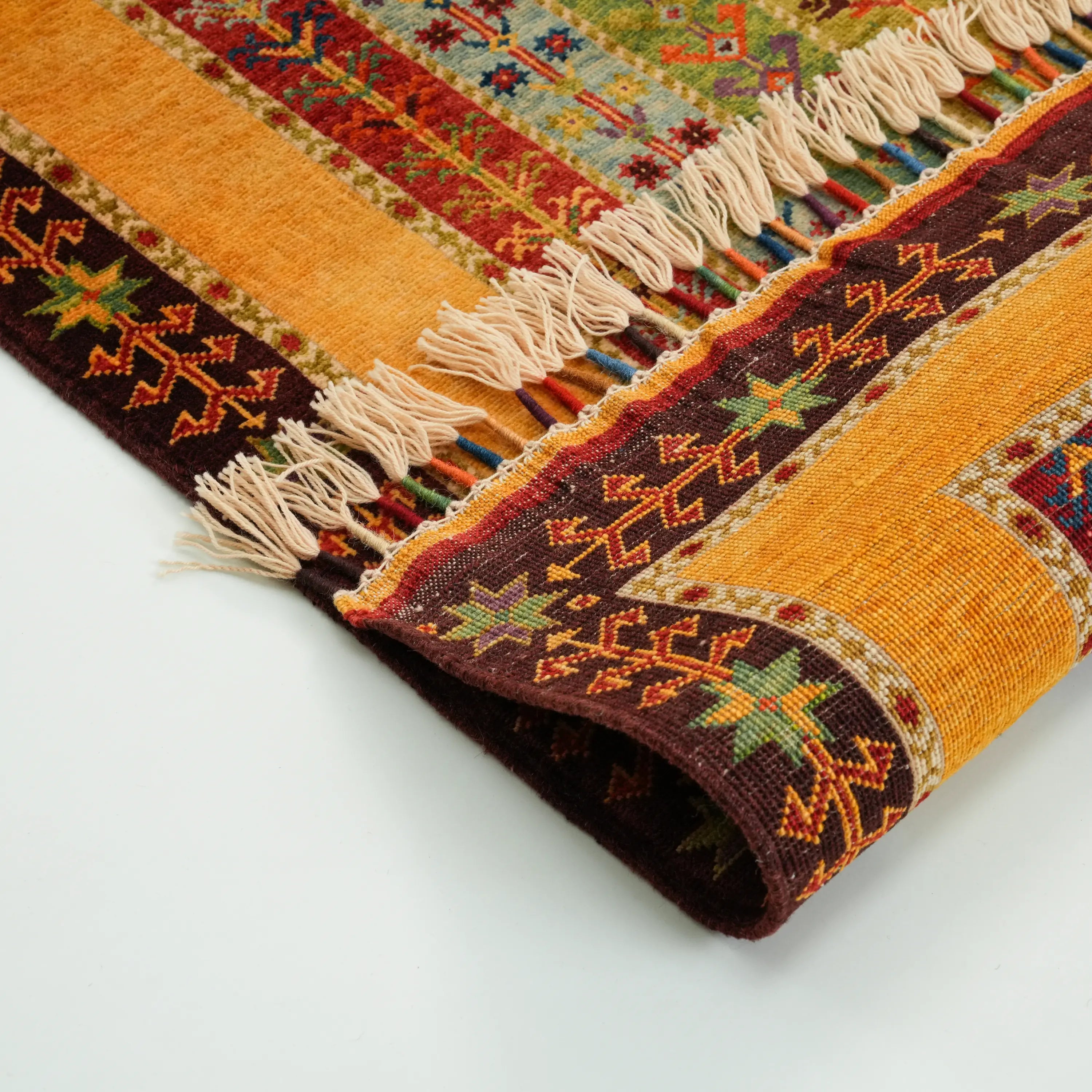 Anadolu Şal Series Handwoven Wool Sivas Zara Patterned Rug