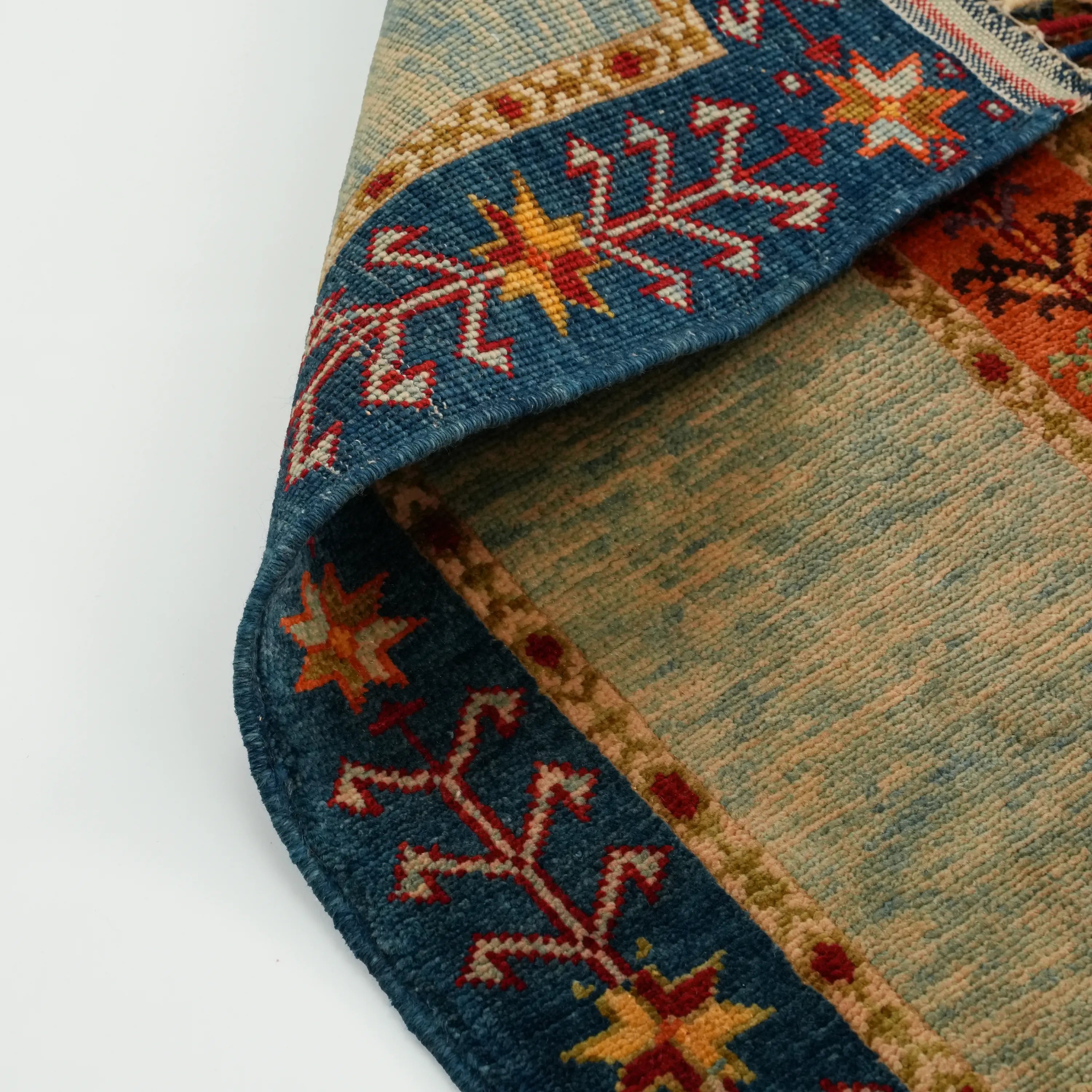 Anadolu Şal Series Sivas Zara Patterned Handwoven Wool Rug