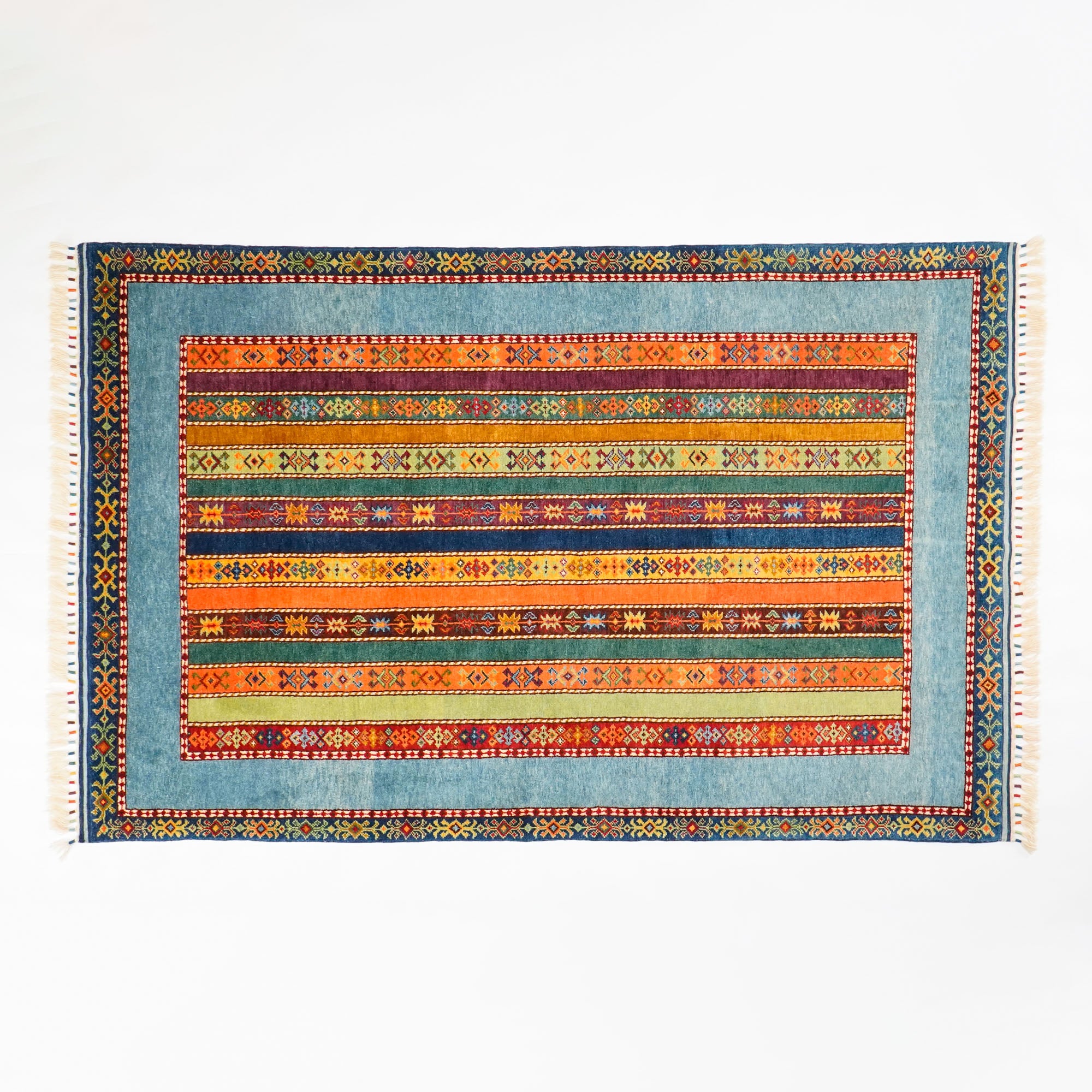 Anadolu Şal Serisi Sivas Zara Desenli El Dokuma Yün Halı