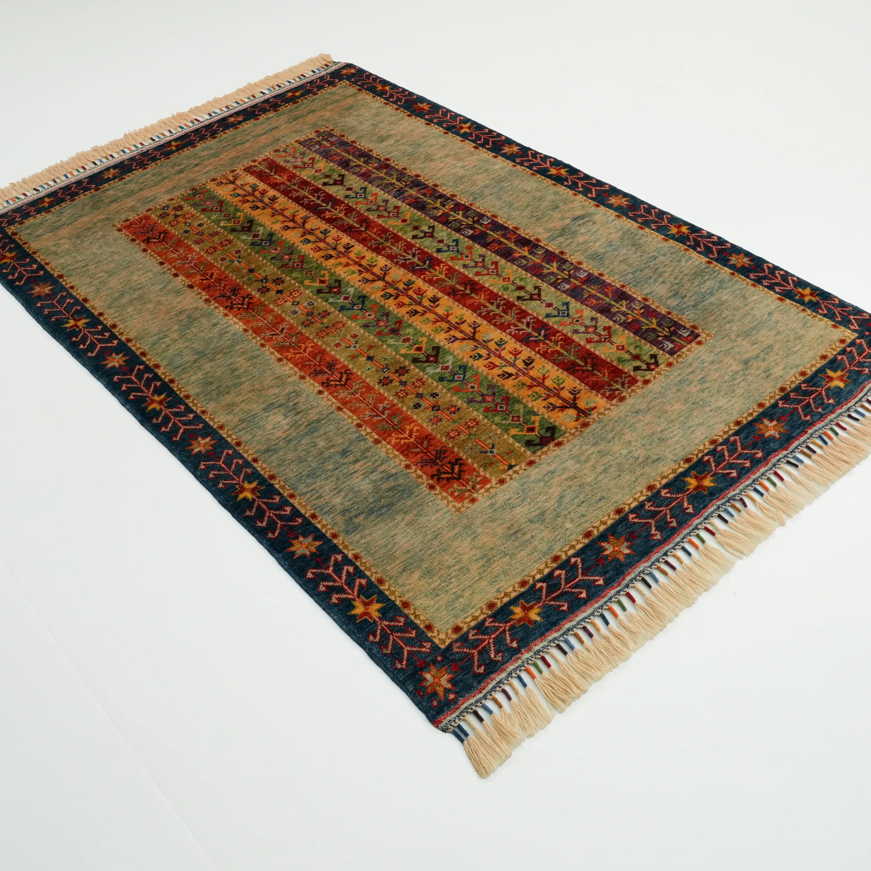 Anadolu Şal Series Sivas Zara Patterned Handwoven Wool Rug
