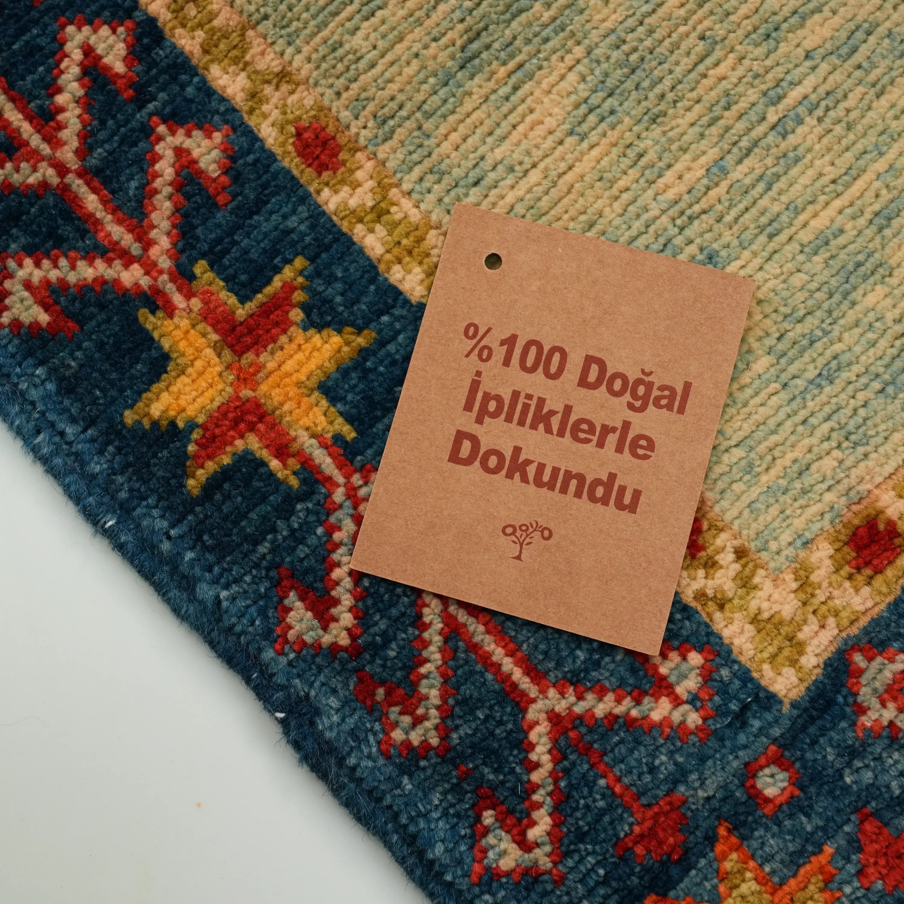 Anadolu Şal Series Sivas Zara Patterned Handwoven Wool Rug