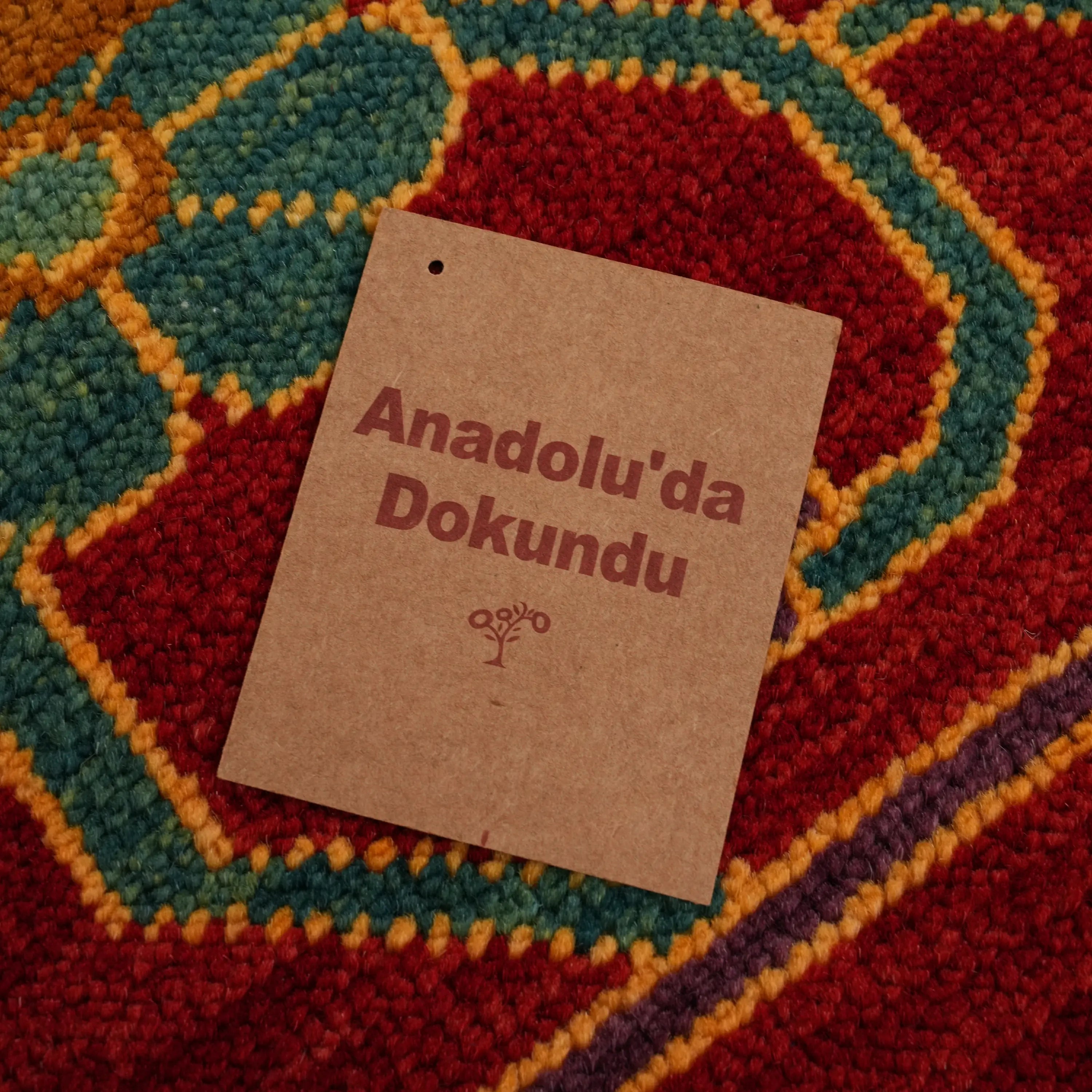 Anadolu Şal Series Wool Handwoven Patchwork Patterned Rug