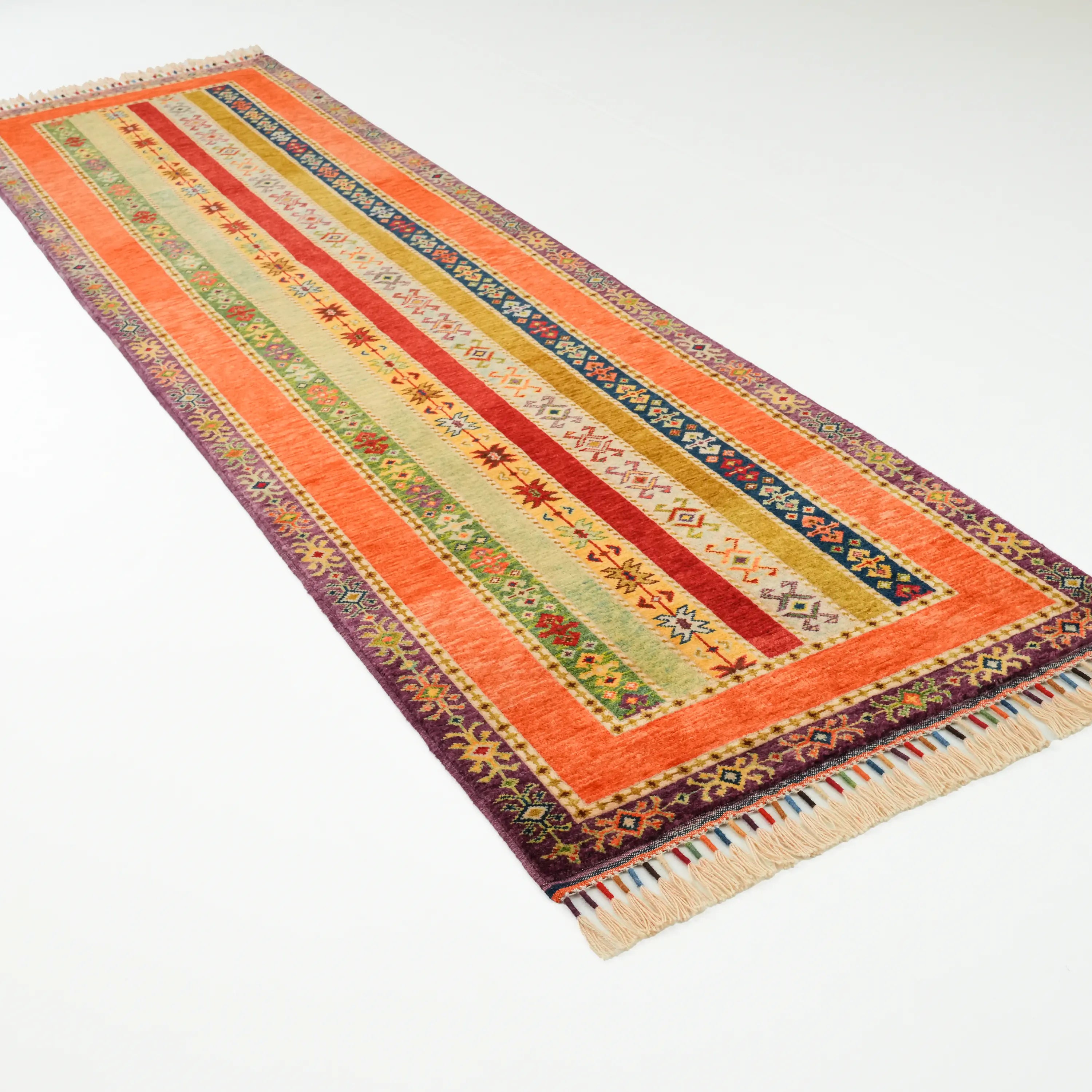 Anadolu Şal Series Wool Handwoven Sivas Zara Patterned Rug