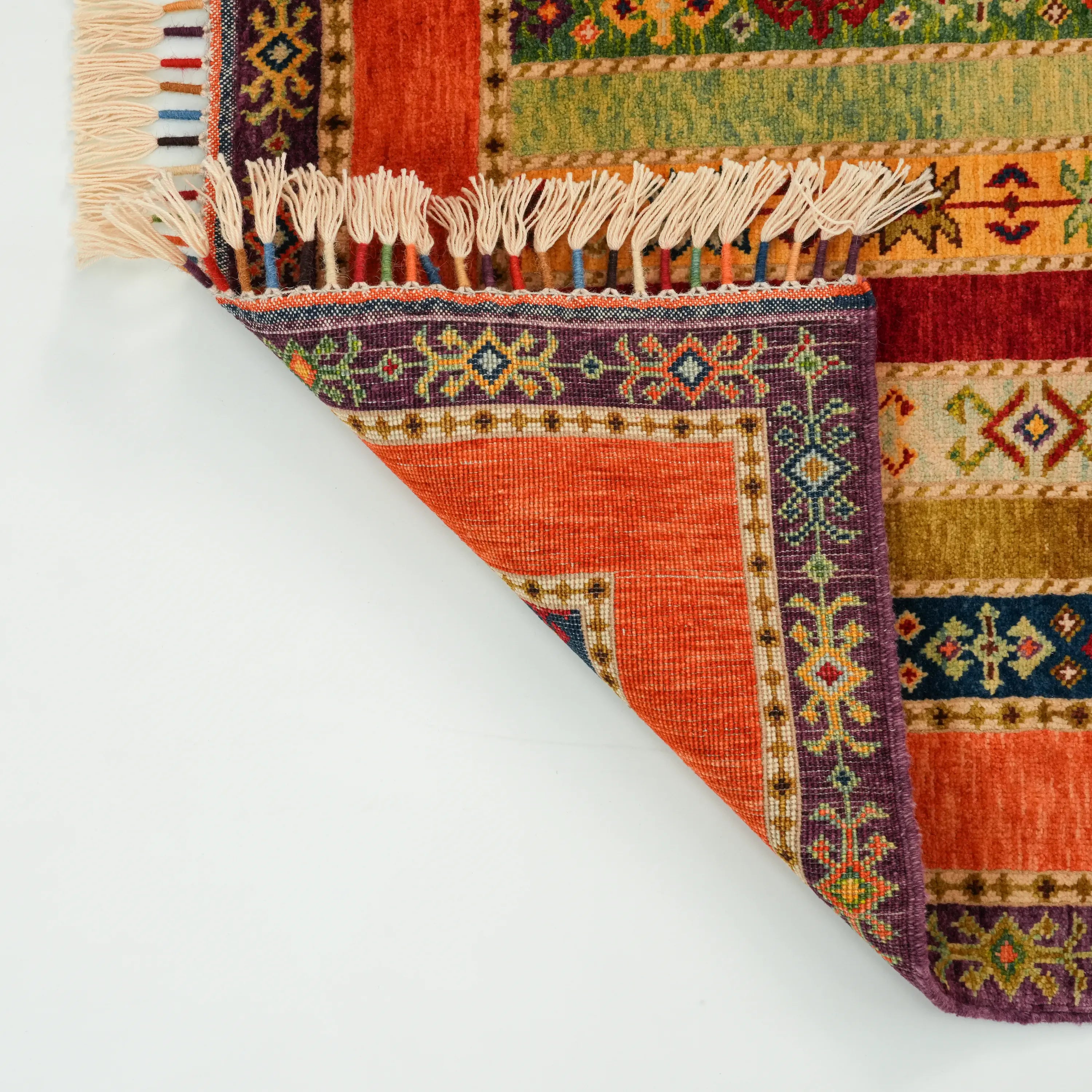 Anadolu Şal Series Wool Handwoven Sivas Zara Patterned Rug