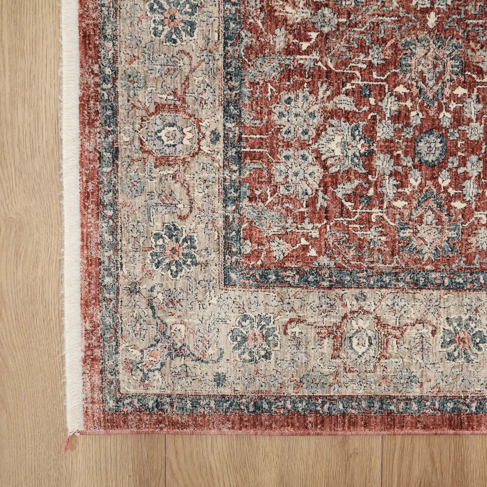 Andes Series Vintage Patterned Machine Woven Rug