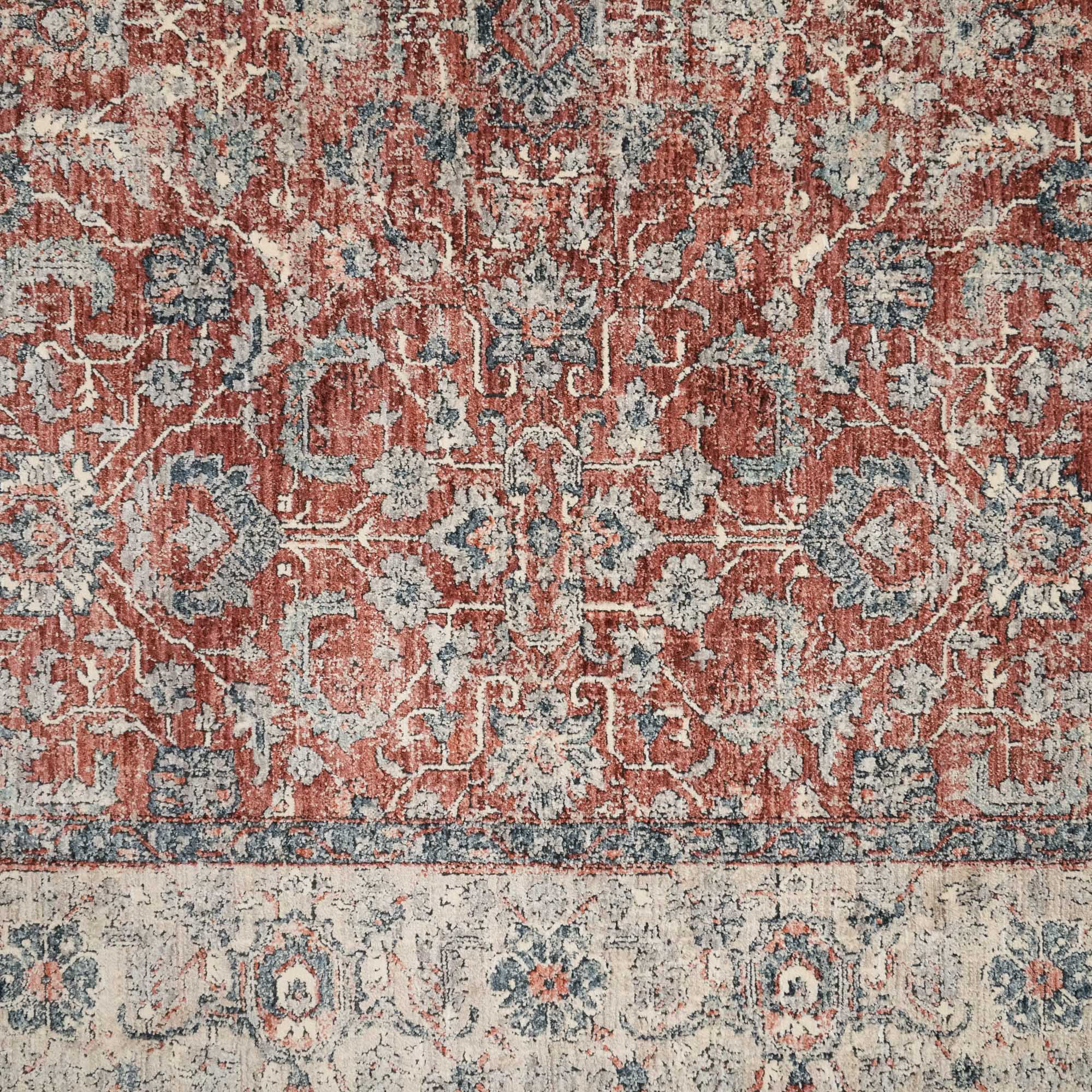 Andes Series Vintage Patterned Machine Woven Rug