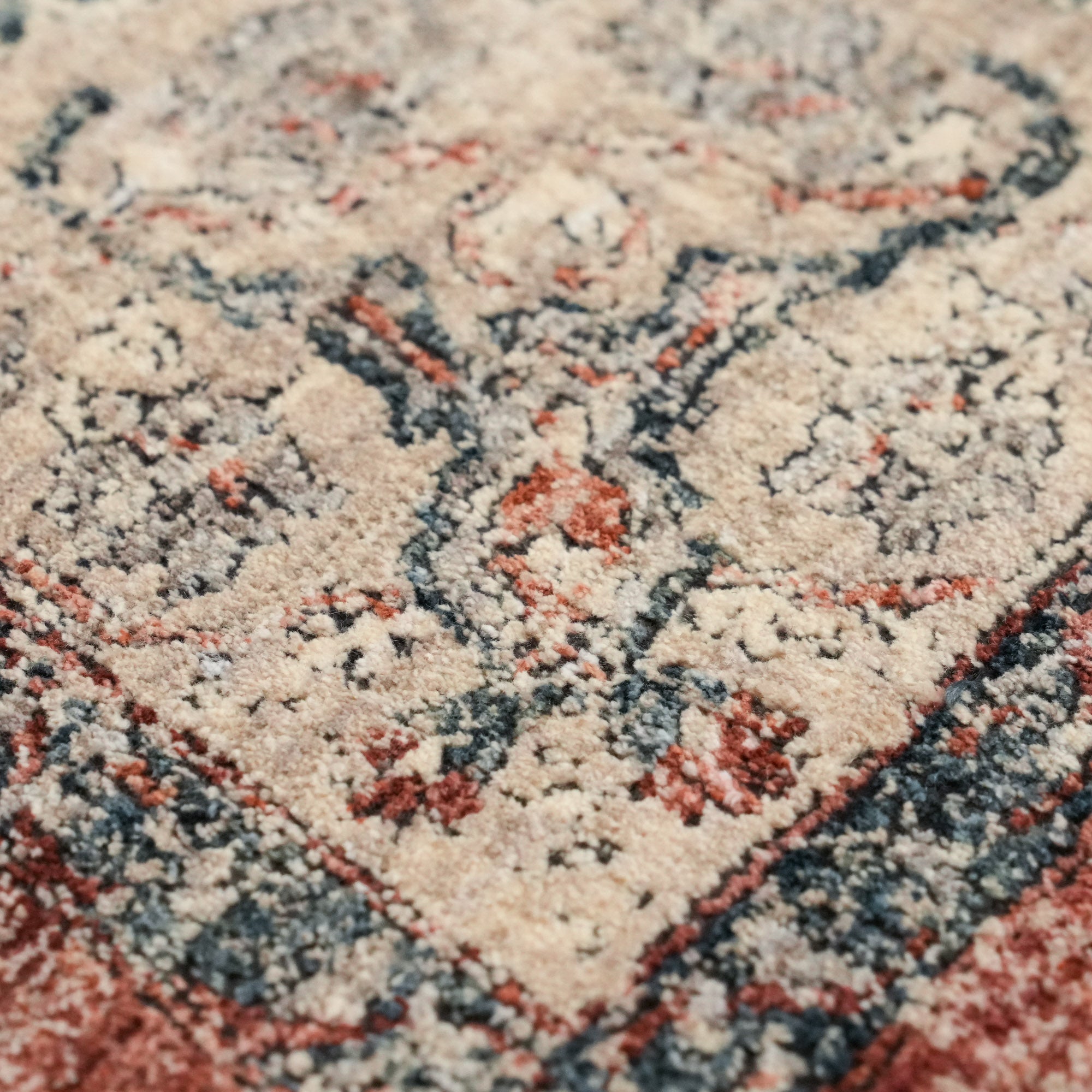 Andes Series Vintage Patterned Machine Woven Rug