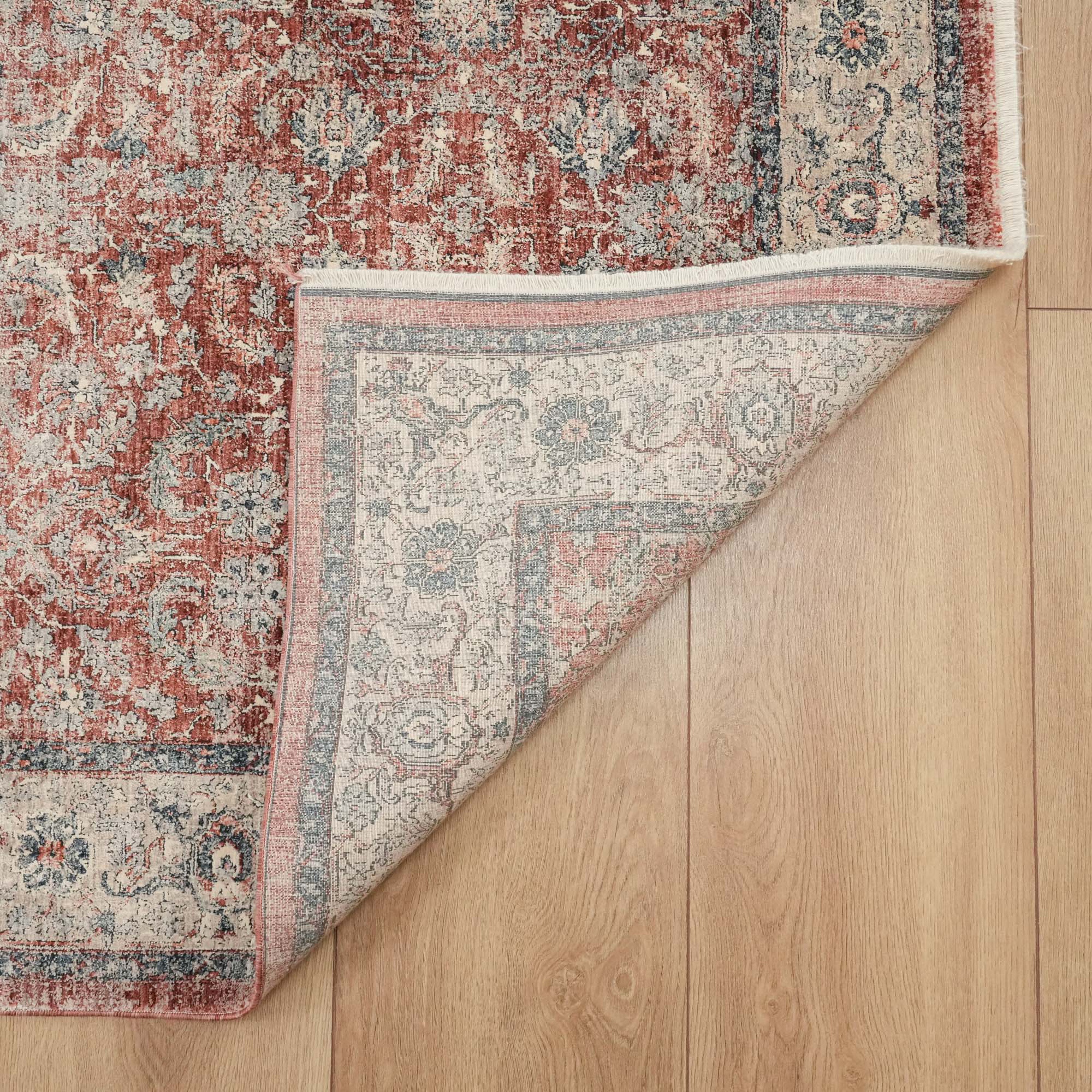 Andes Series Vintage Patterned Machine Woven Rug