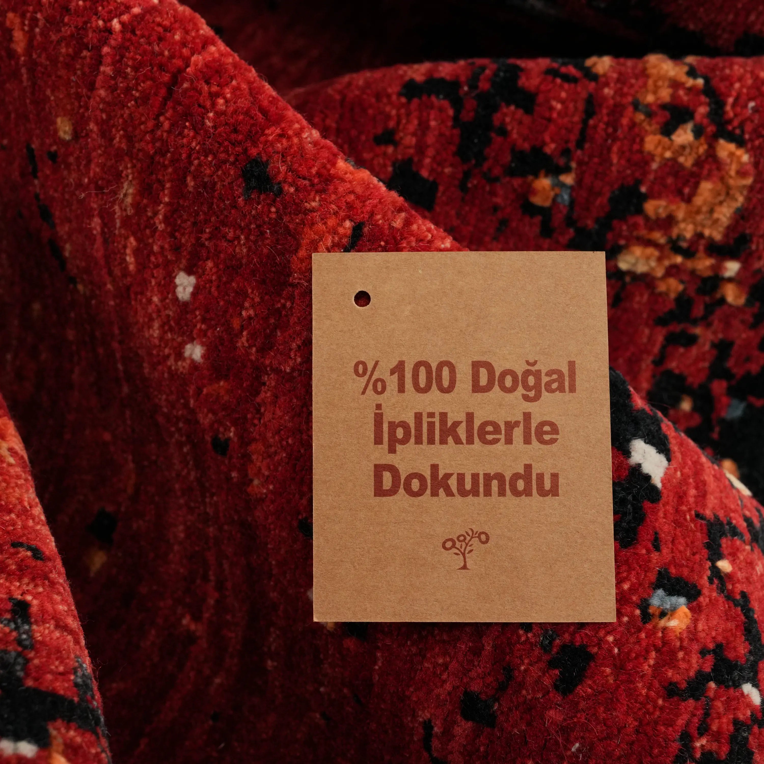 Aren Series Handwoven Abstract Pattern Colorful Wool Rug