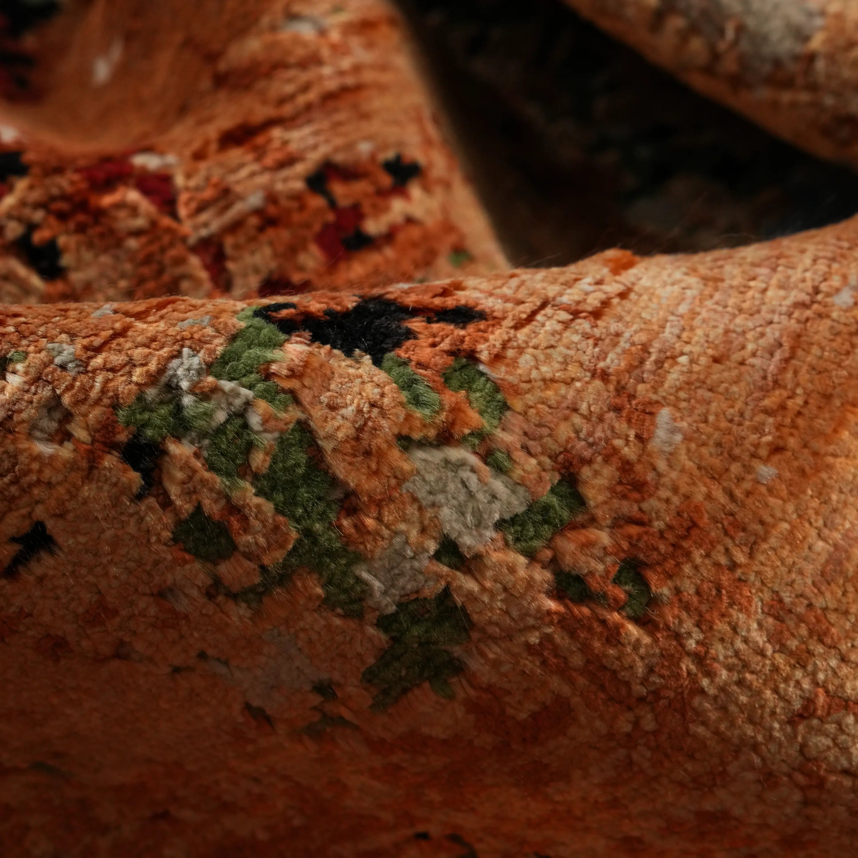 Aren Series Handwoven Abstract Pattern Colorful Wool Rug