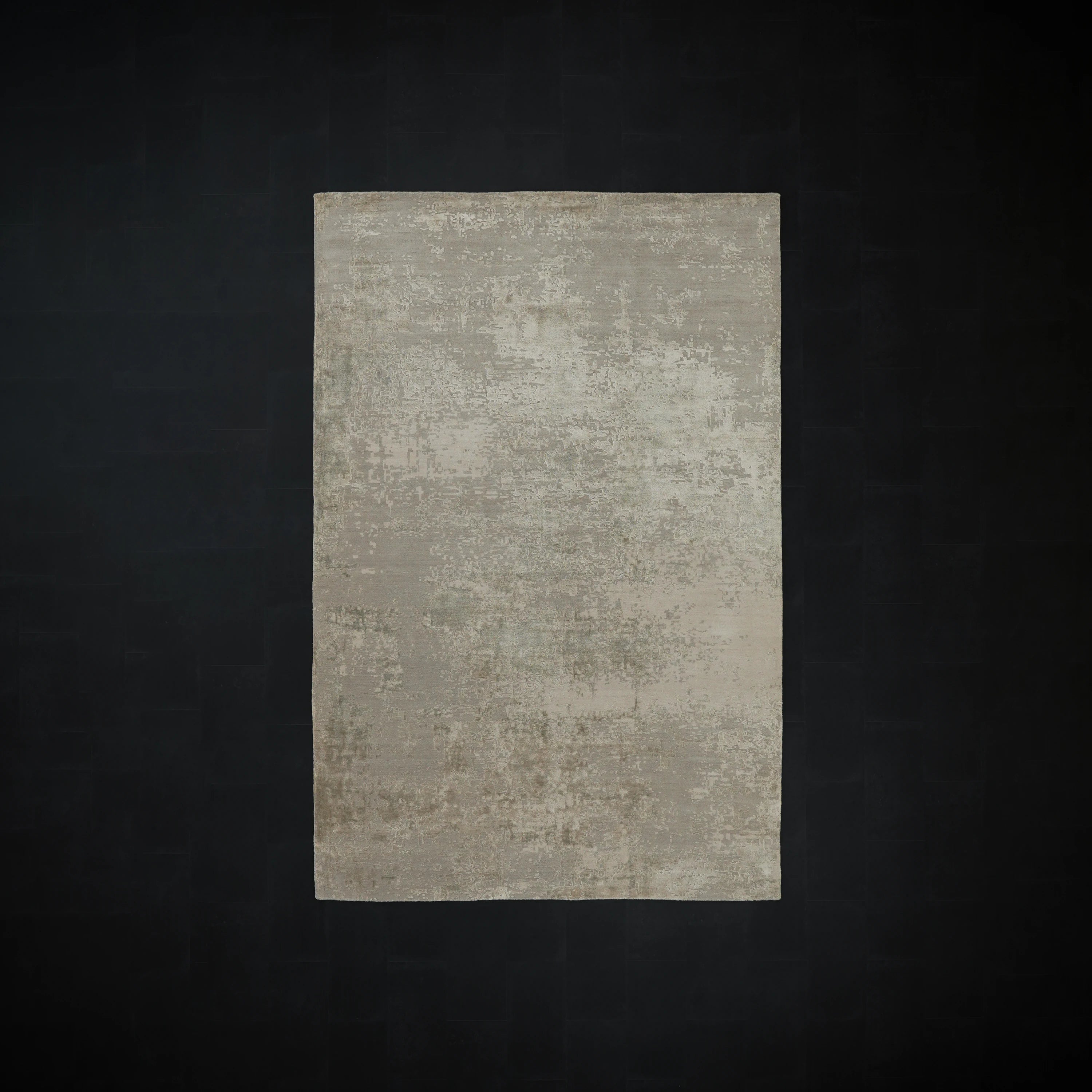 Aren Serisi El Dokuma Soyut Desenli Vizon Yün Halı