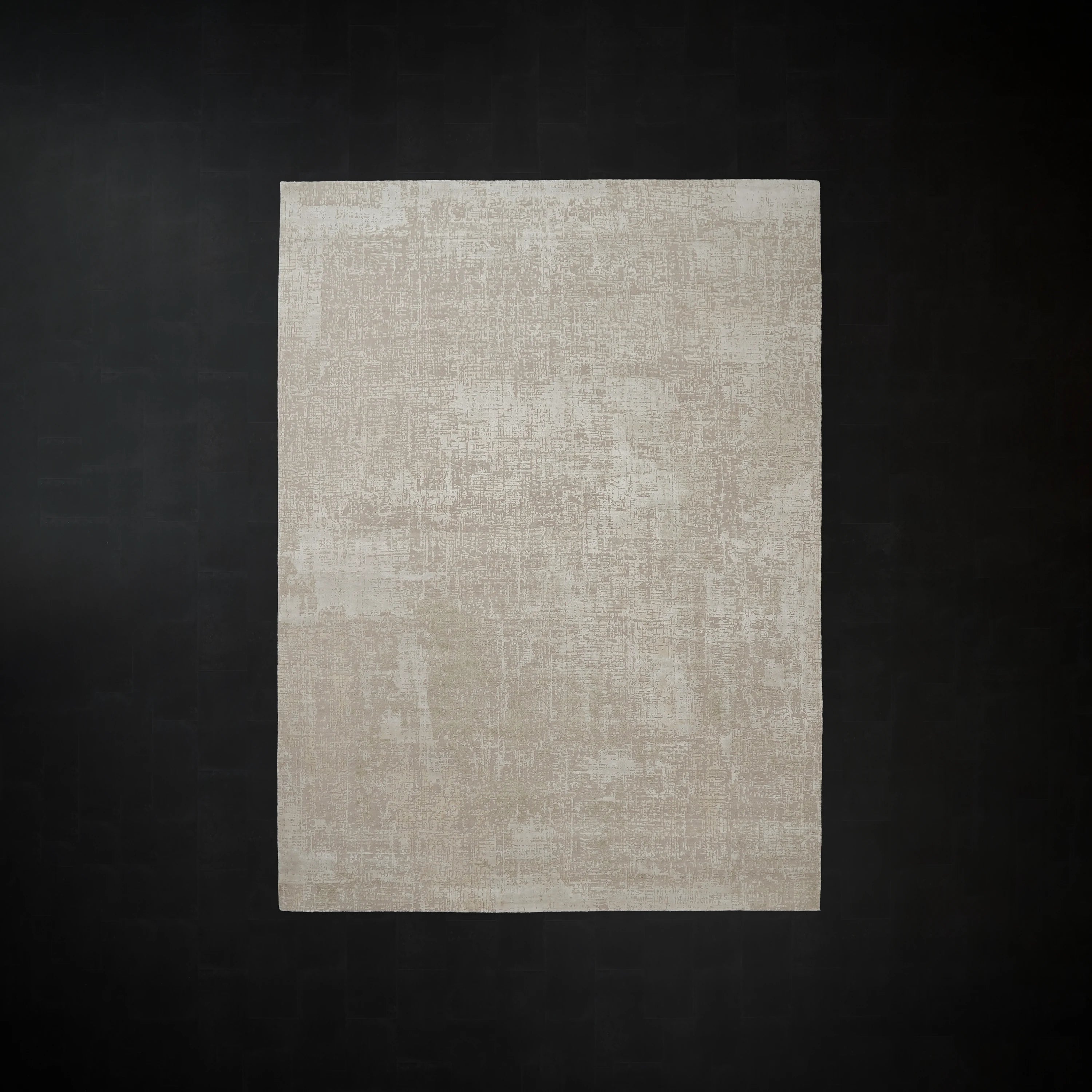 Aren Serisi El Dokuma Soyut Desenli Yün Vizon Halı