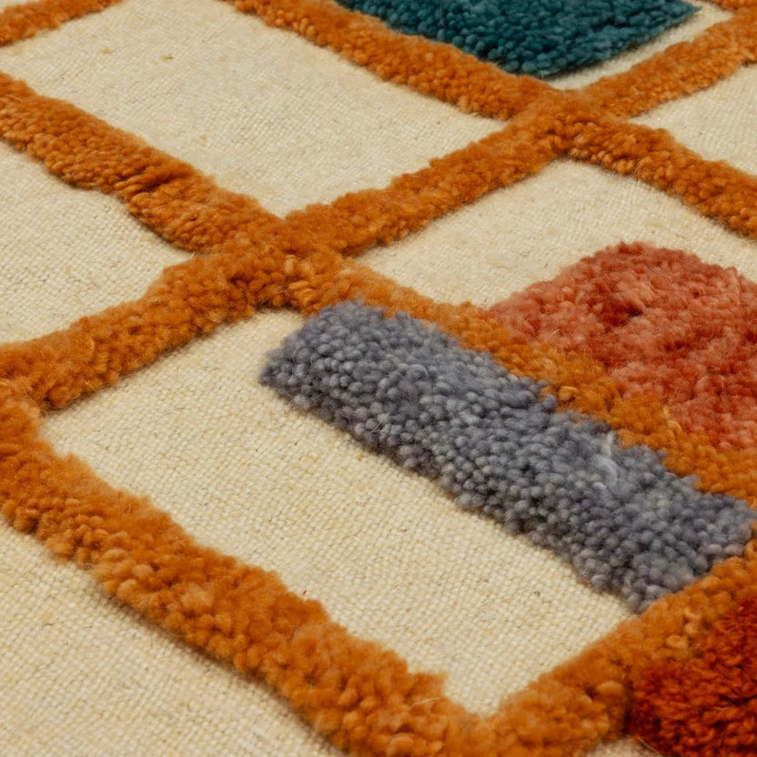Studio Potato Block Party El Dokuması Kilim / Halı Tülü