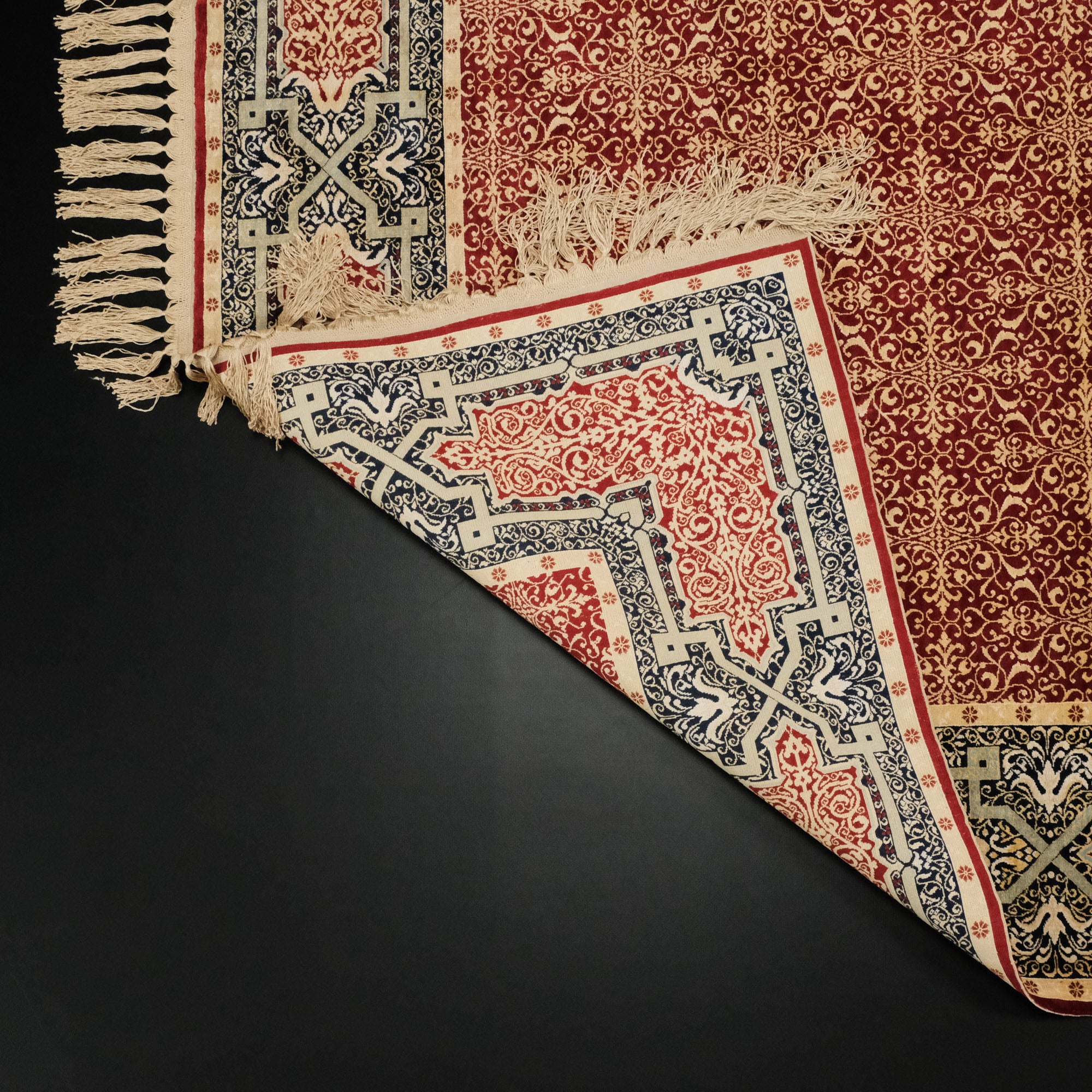 Frame Design Hand Woven Carpet