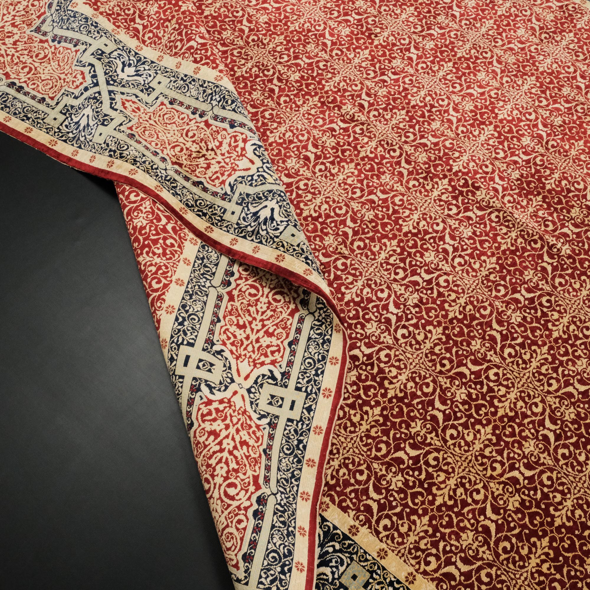 Frame Design Hand Woven Carpet