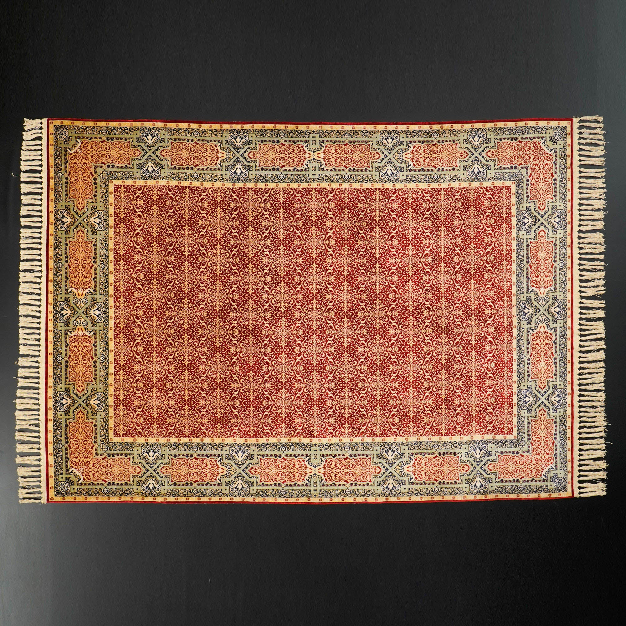 Frame Design Hand Woven Carpet