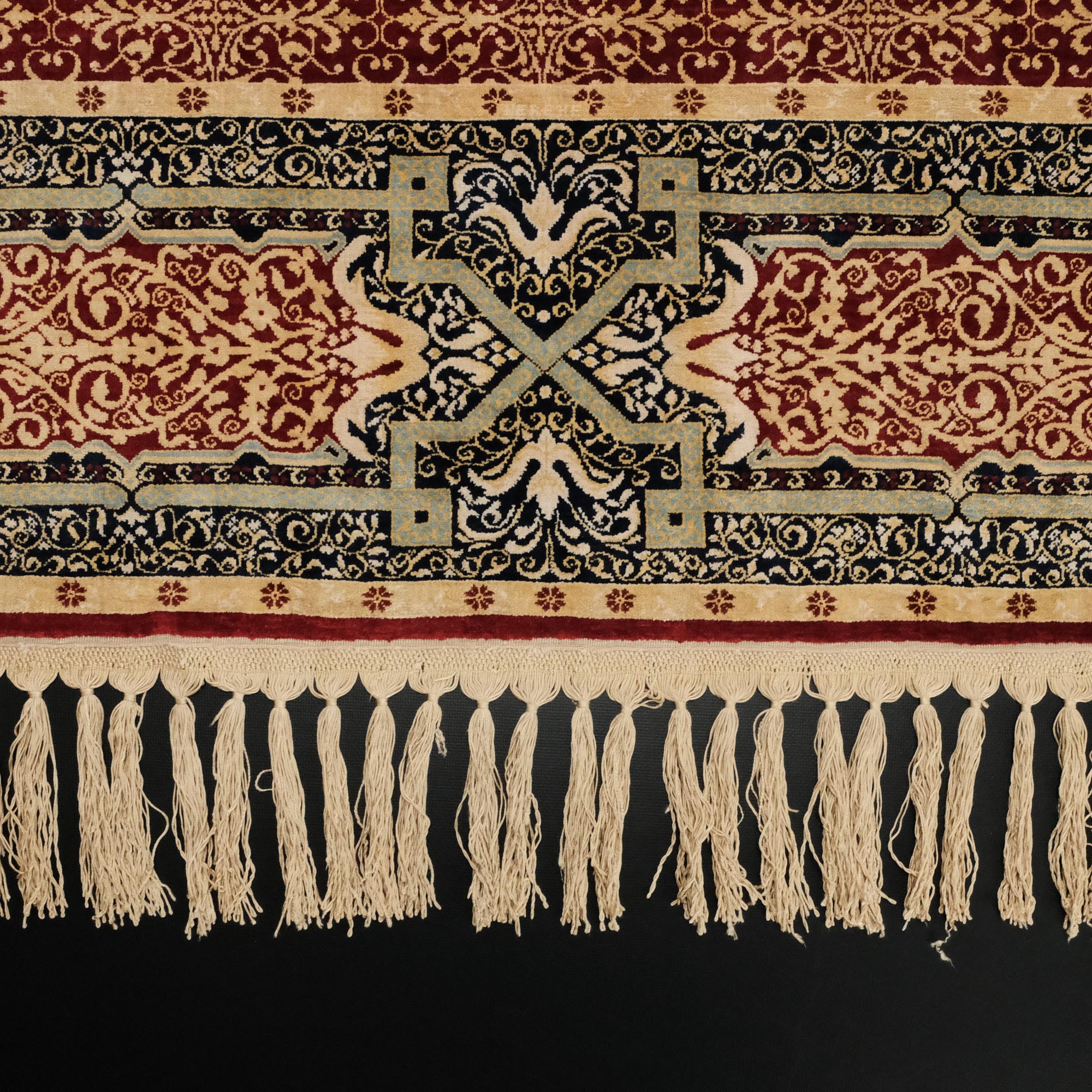 Frame Design Hand Woven Carpet