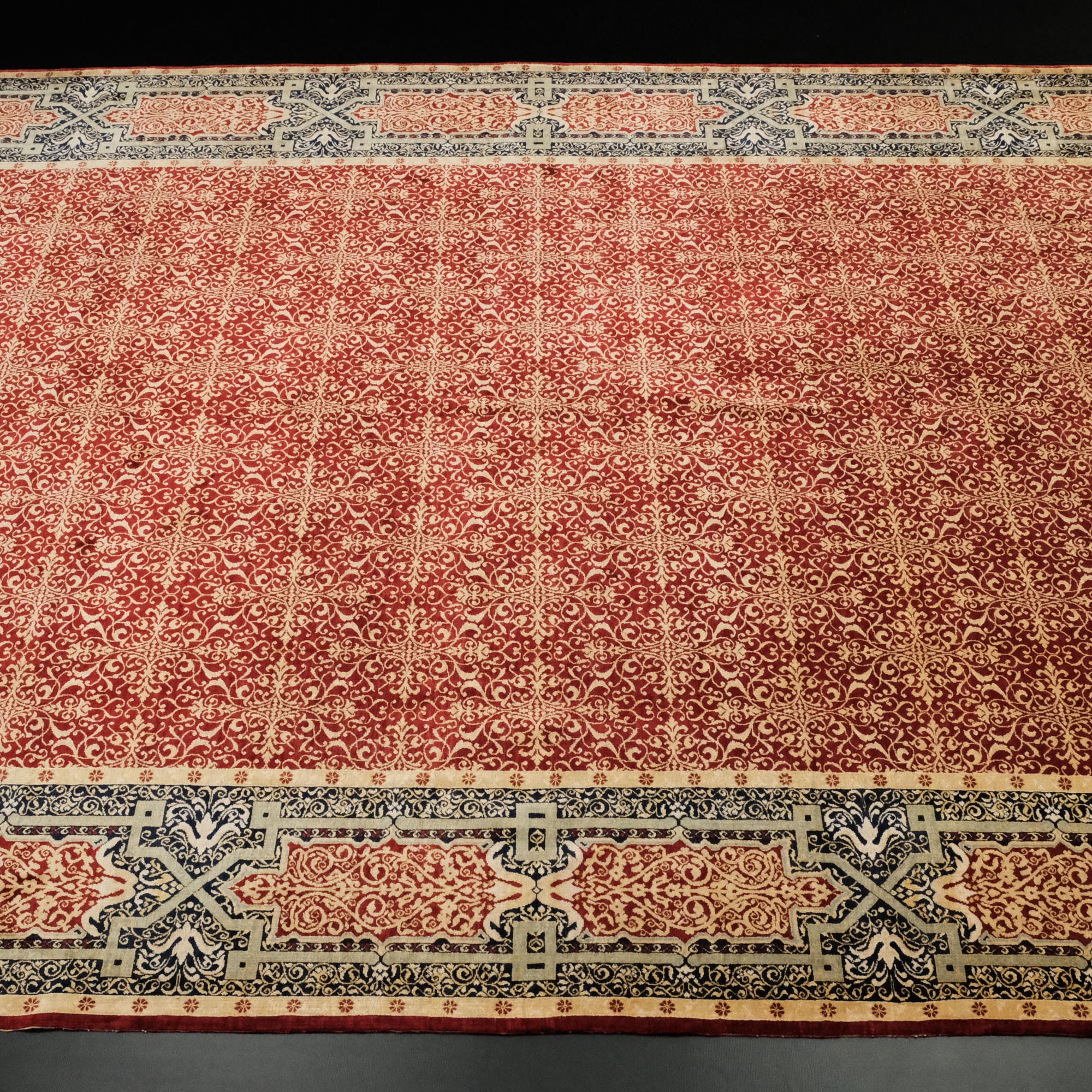 Frame Design Hand Woven Carpet