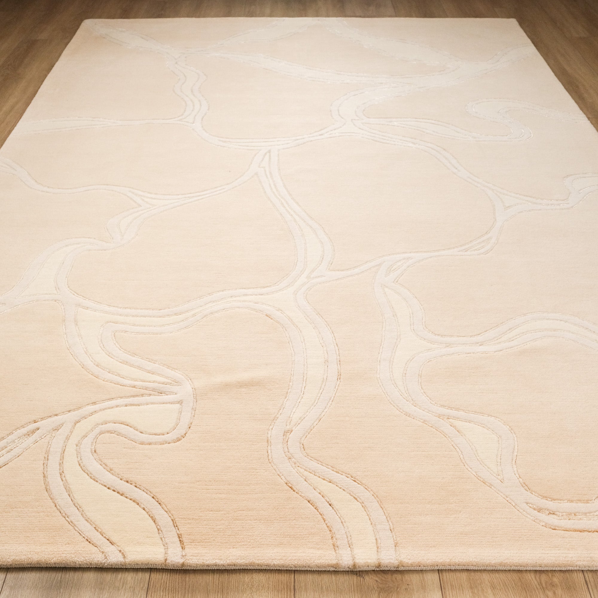 Frame Design Hand Woven Carpet