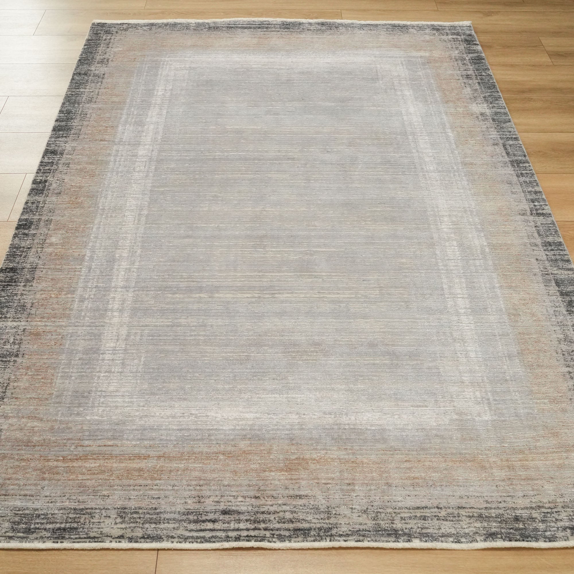 Frame Patterned Machine Woven Carpet