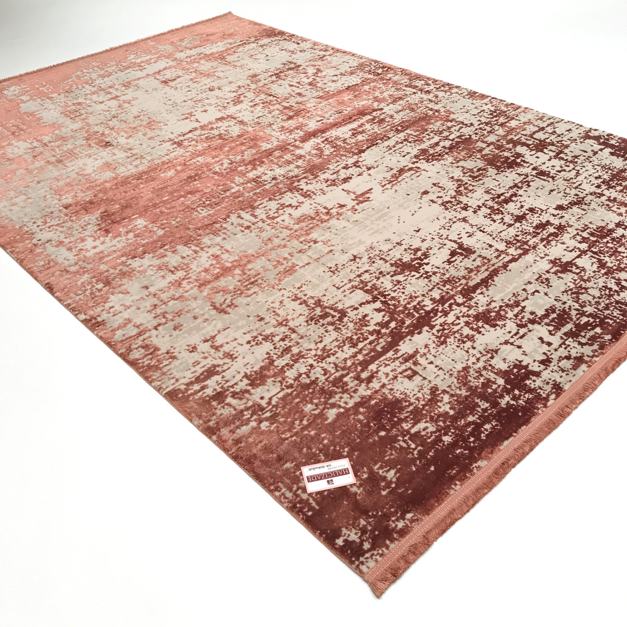 Cordoba Series Machine Woven Abstract Pattern Copper Rug
