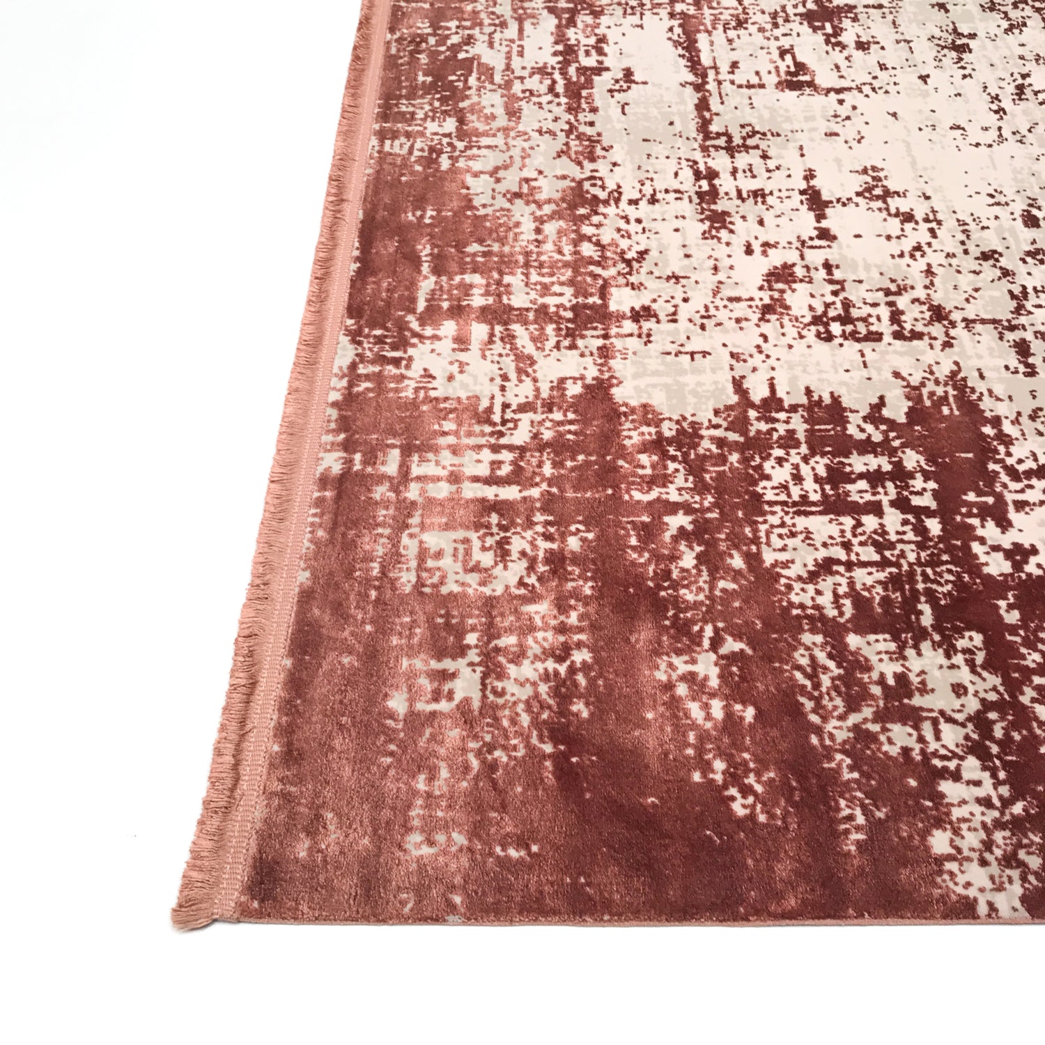 Cordoba Series Machine Woven Abstract Pattern Copper Rug