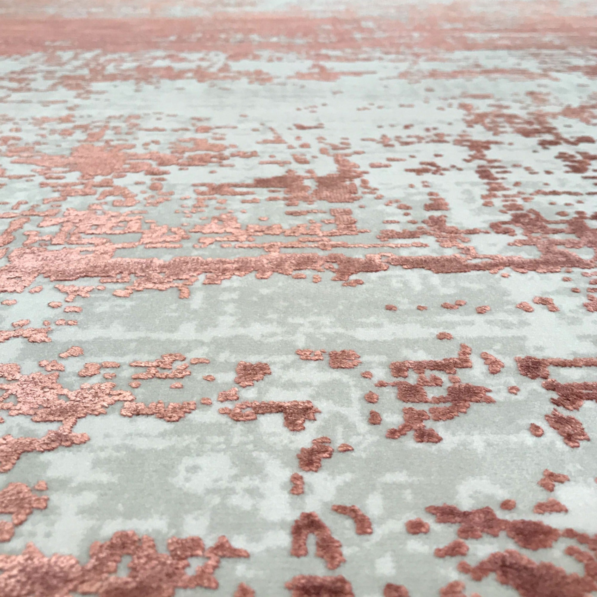 Cordoba Series Machine Woven Abstract Pattern Copper Rug