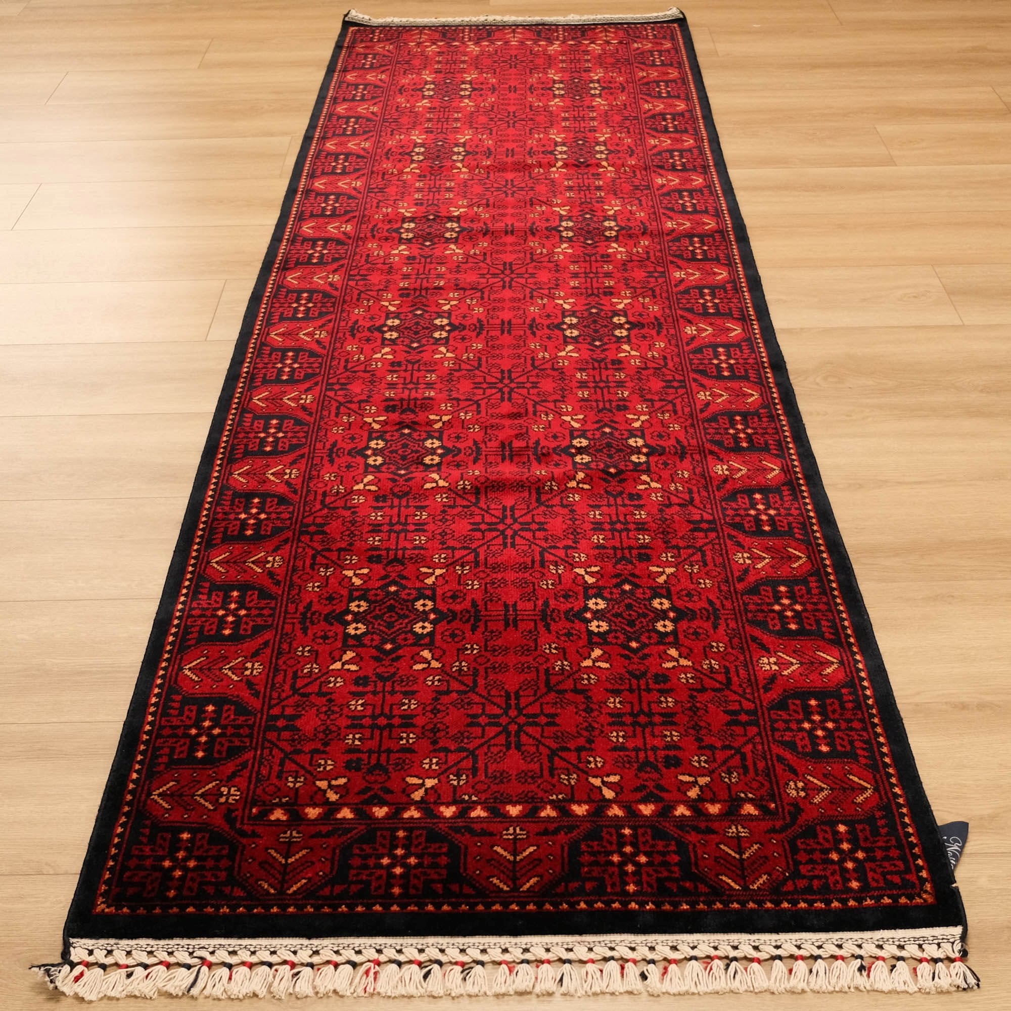 Nostalgia Afghan Design Machine Woven Carpet