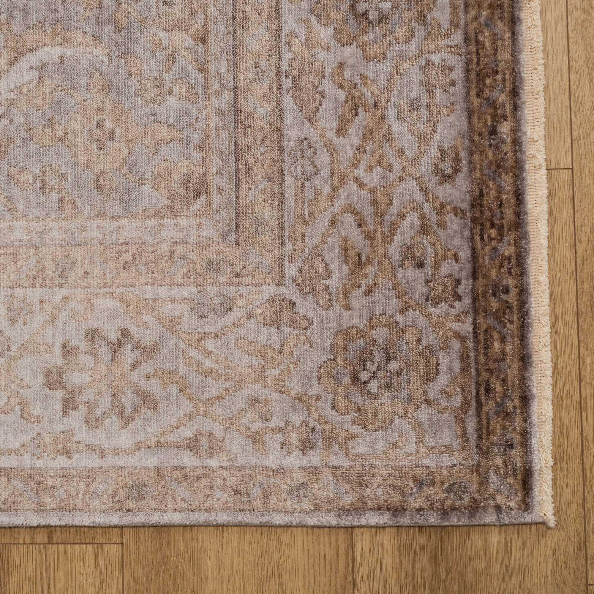 Taftan Series Vintage Patterned Loom-Woven Rug