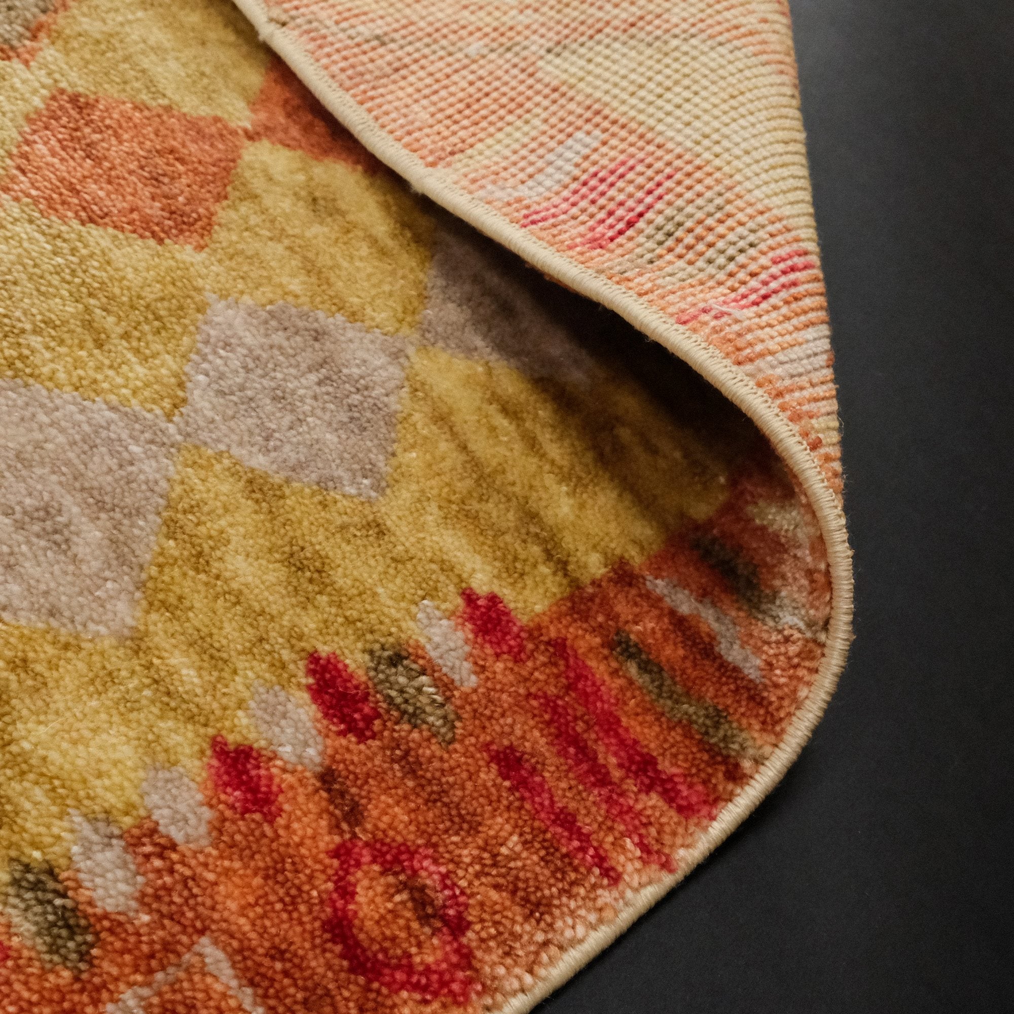 Zara Geometric Design Machine Woven Carpet