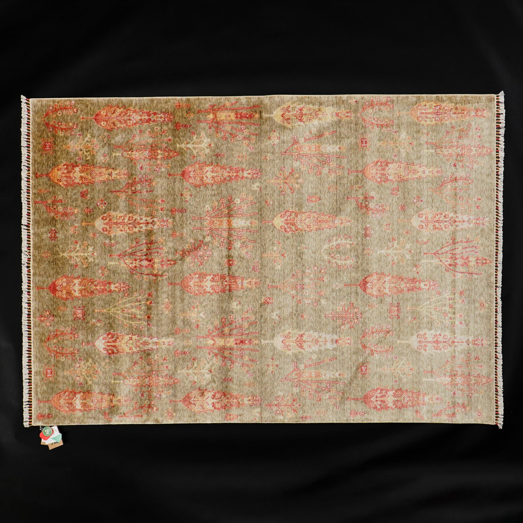 Zara Serisi Otantik Desenli Tezgah Dokuma Halı