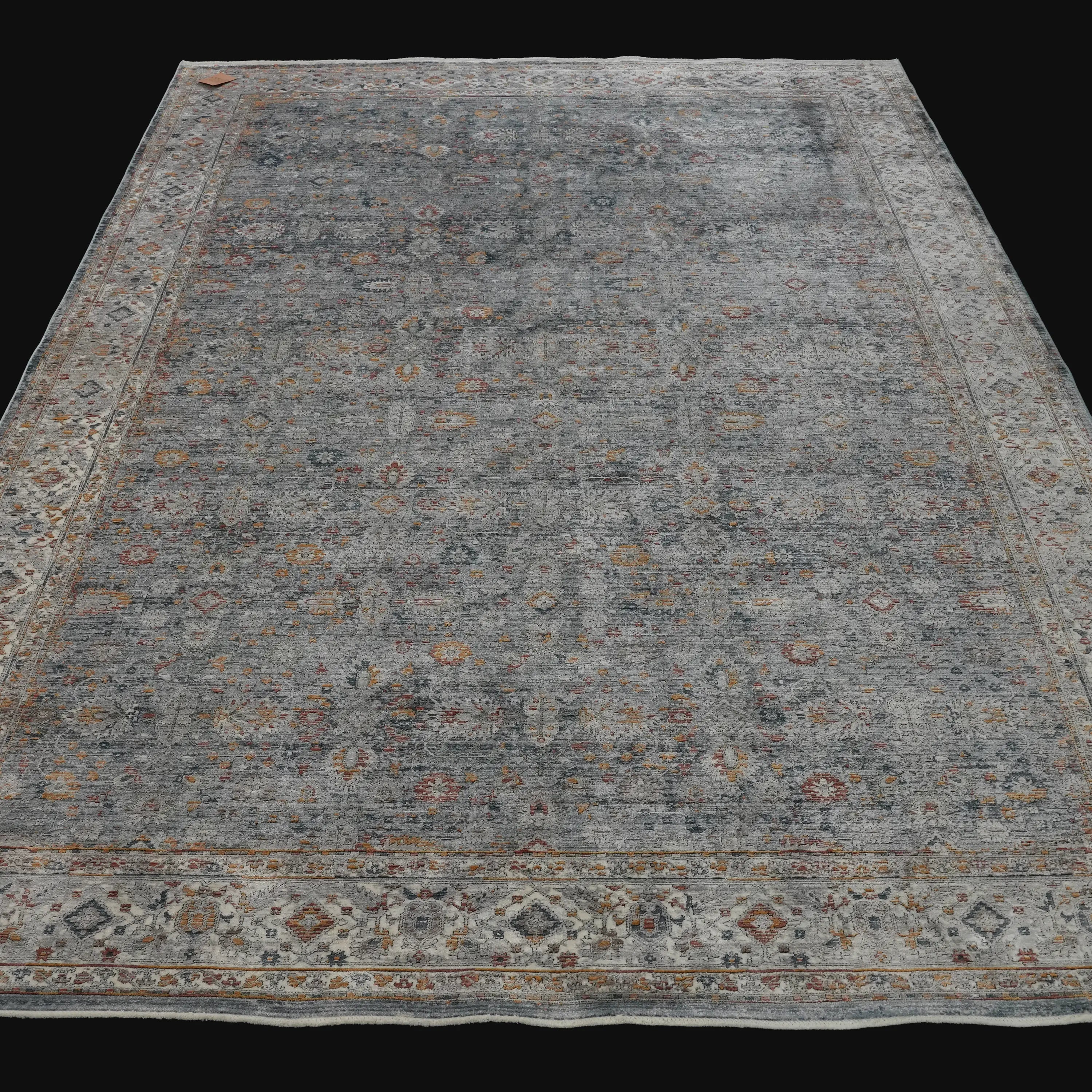 Çiçek Desenli Makine Dokuma Halı