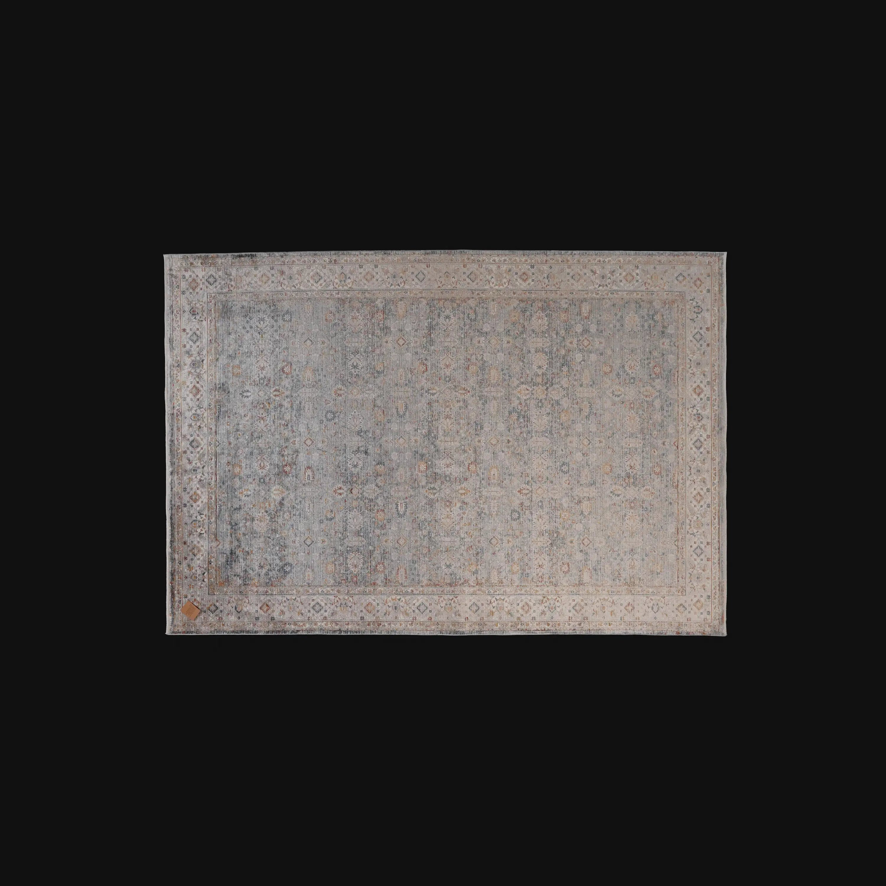 Çiçek Desenli Makine Dokuma Halı