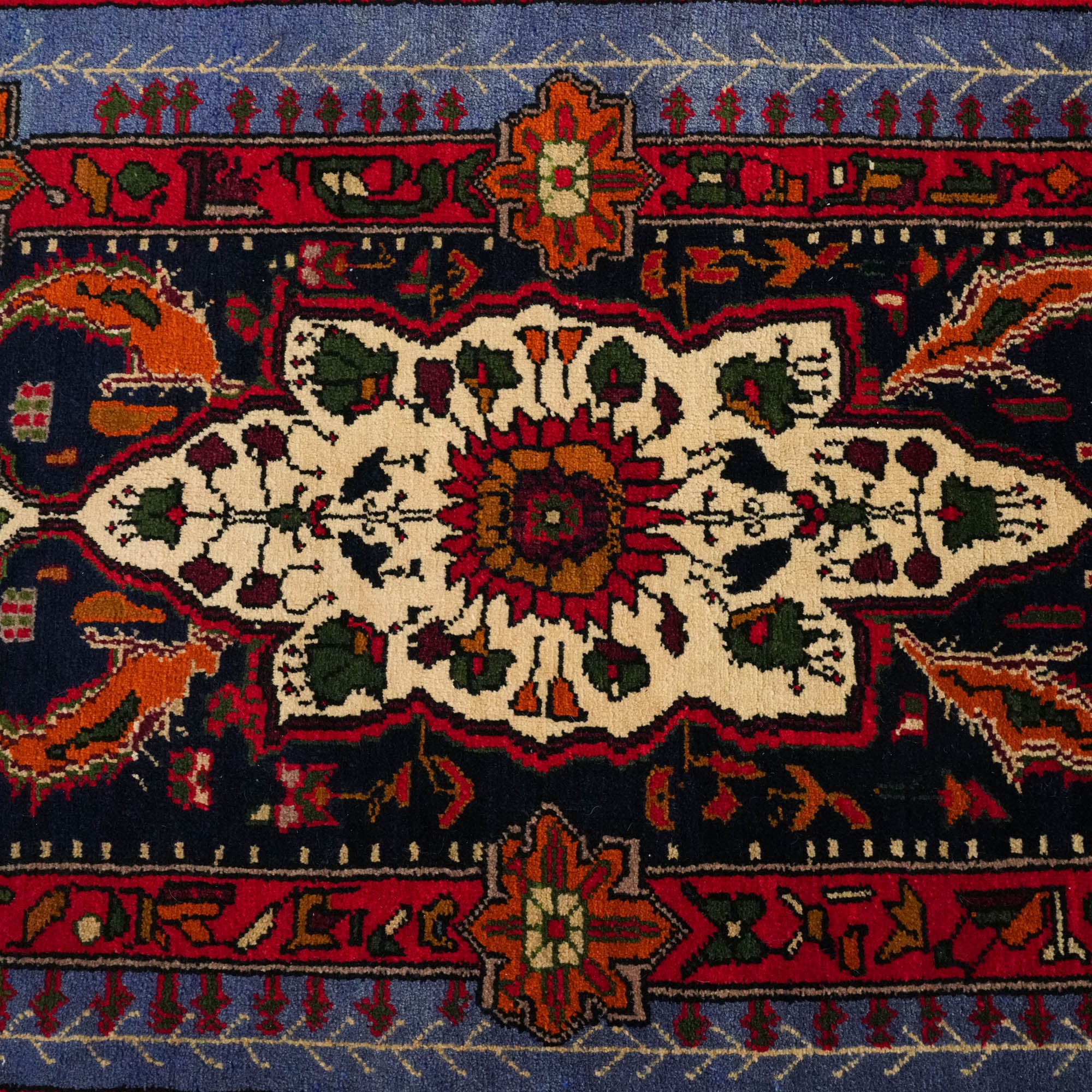 Konya Işıklar Sandık Yenisi 50 Yaş El Dokuma Yün Halı